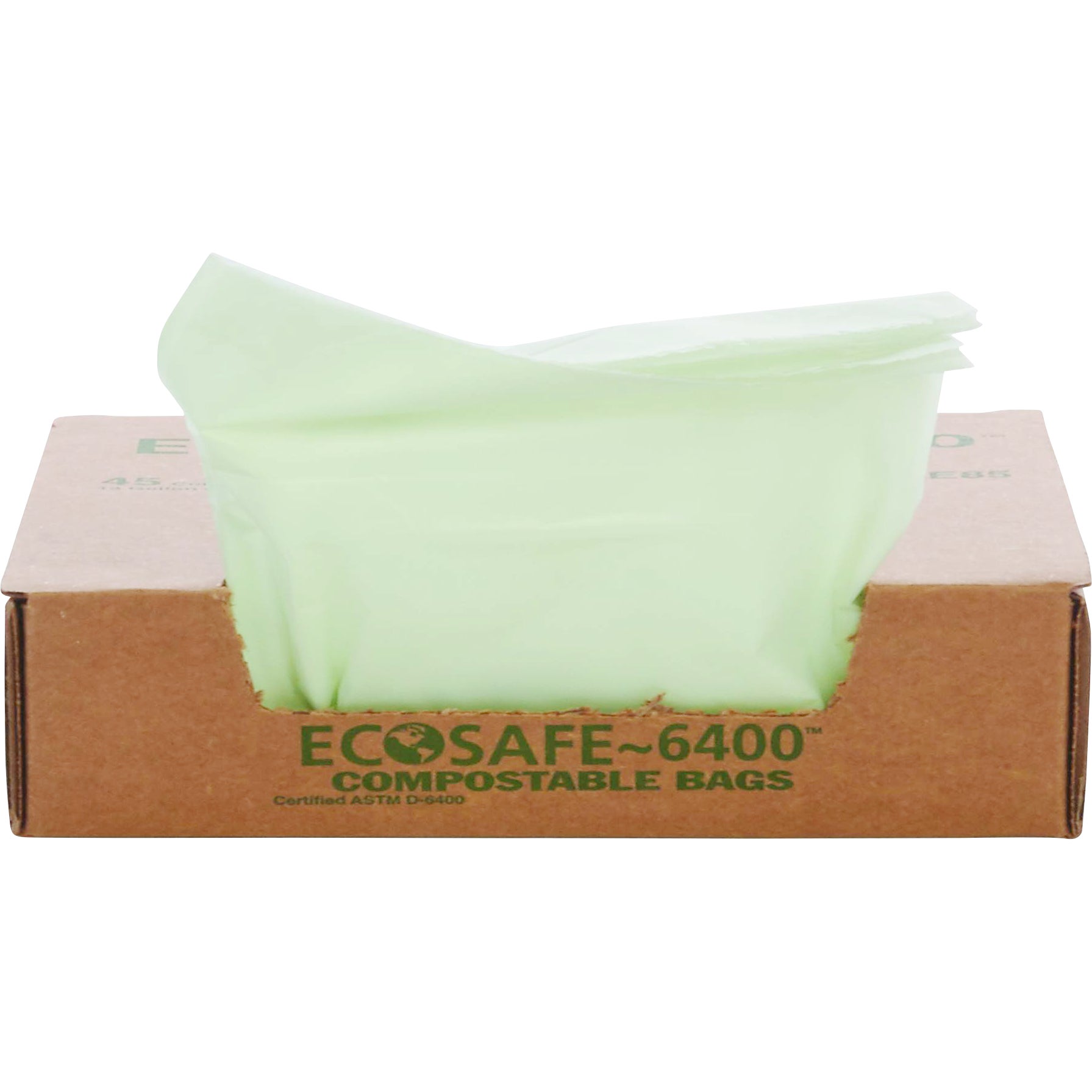 STOUT COMPOSTABLE TRASH BAGS STOE3348E85 32 GAL - Image 1