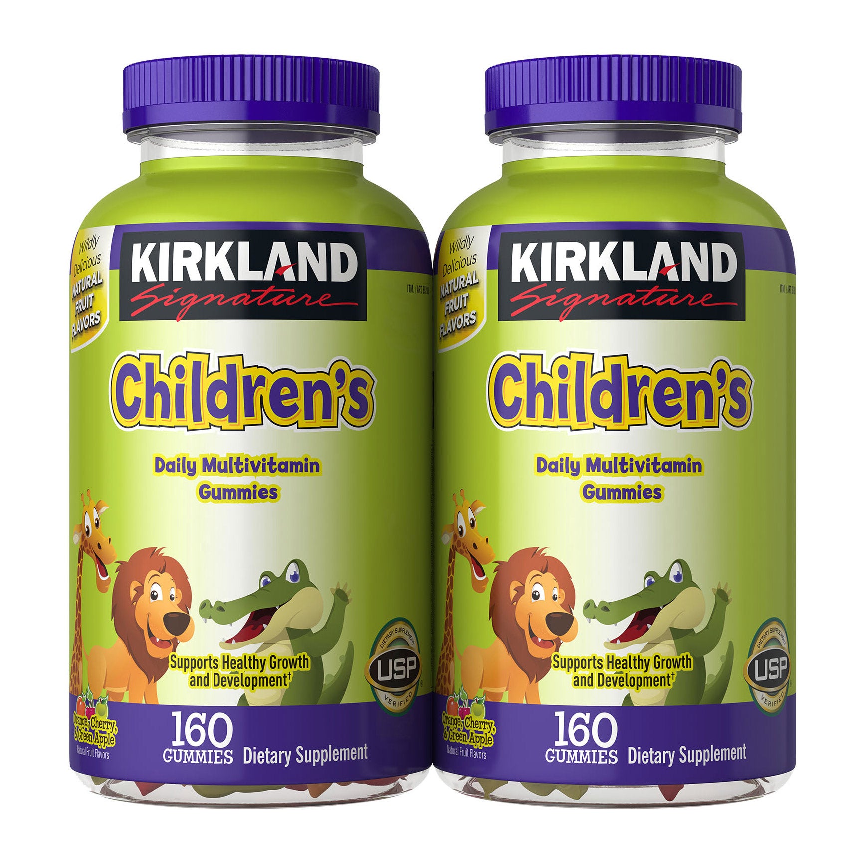 KIRKLAND SIGNATURE CHILDREN'S MULTI GUMMIES 2X160CT - Image 1