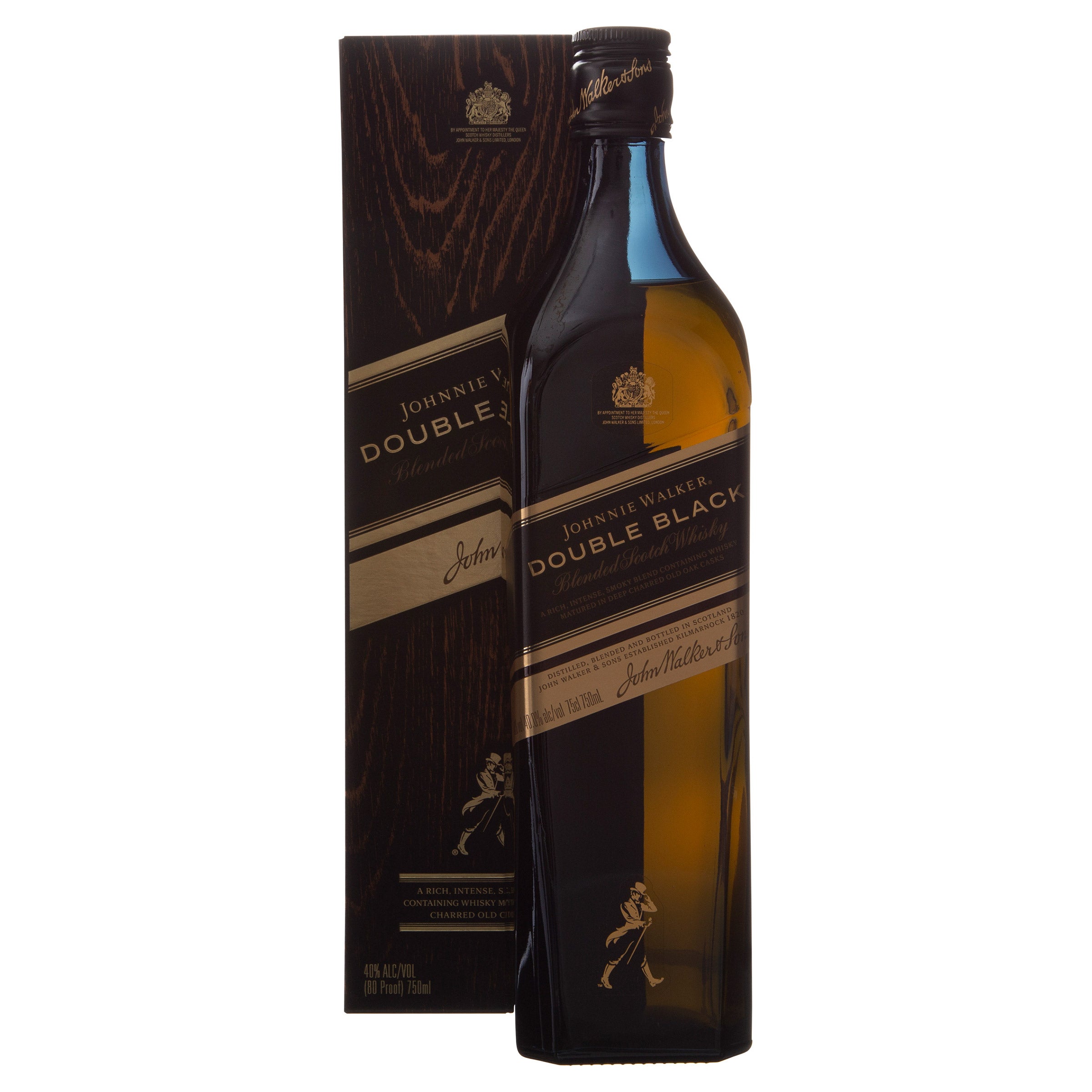 JOHNNIE WALKER DOUBLE BLACK SCOTCH SCOTLAND 750 ML