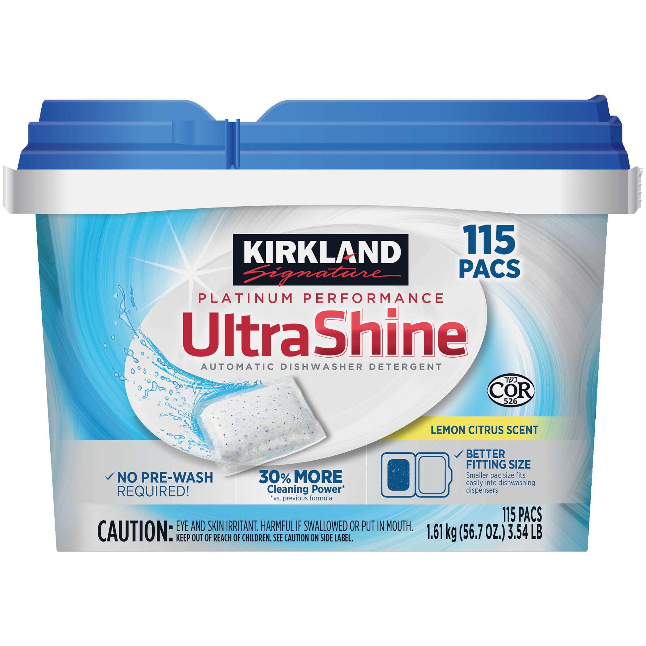 KIRKLAND SIGNATURE DISHWASHER PACS 115CT (3.54LBS) - Image 1