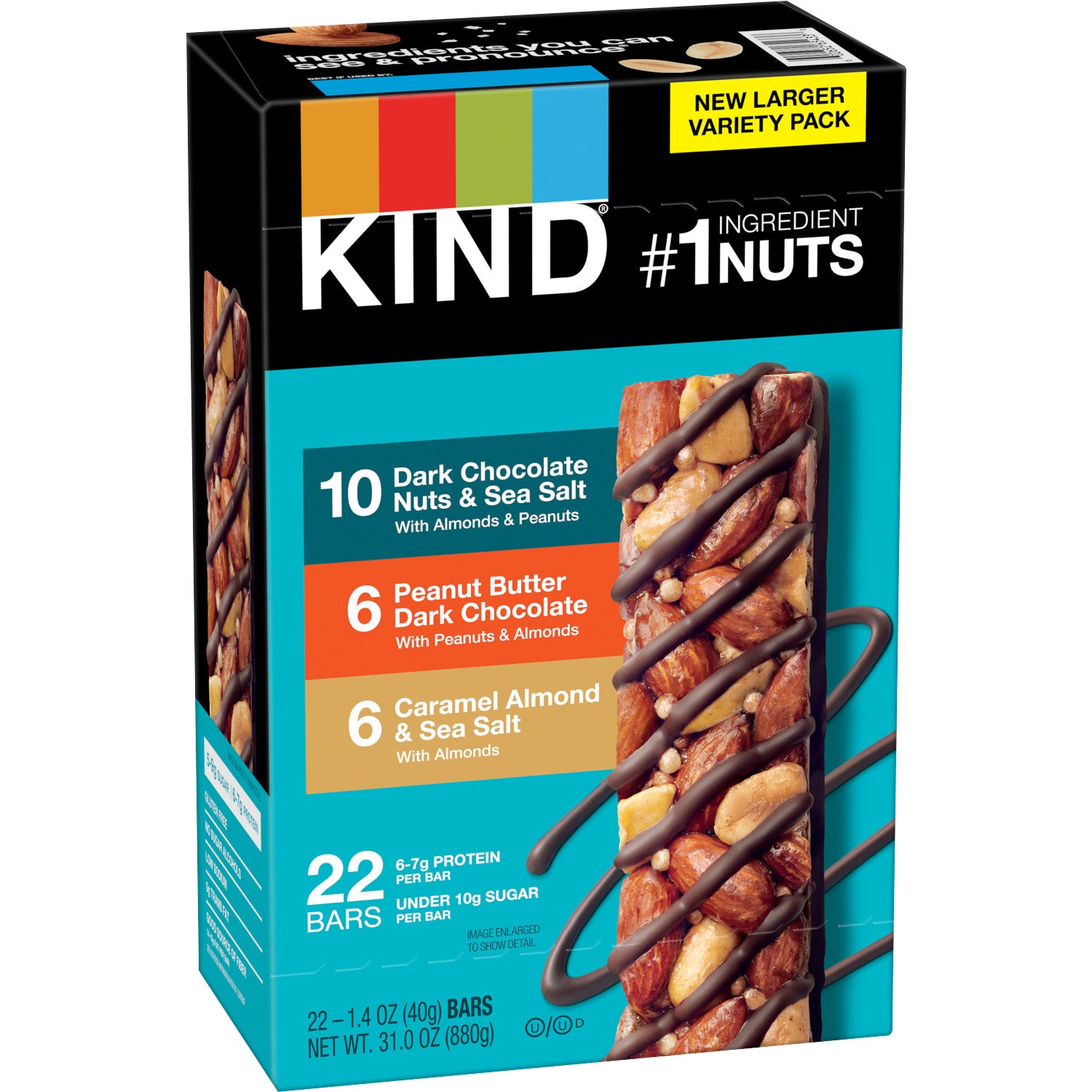 KIND VARIETY PACK 22/1.4 OZ