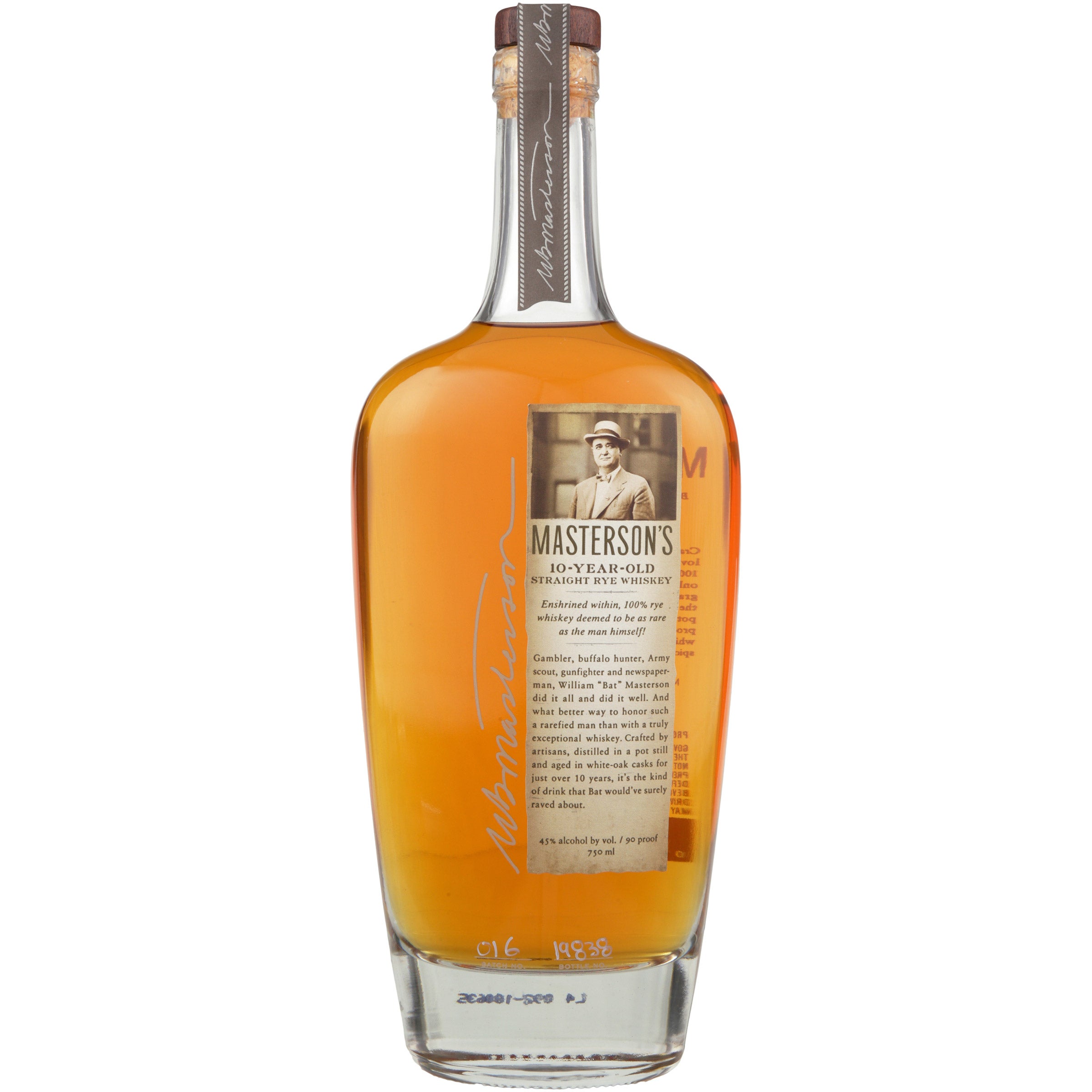 MASTERSON'S 10YR RYE WHISKY CANADA 750ML