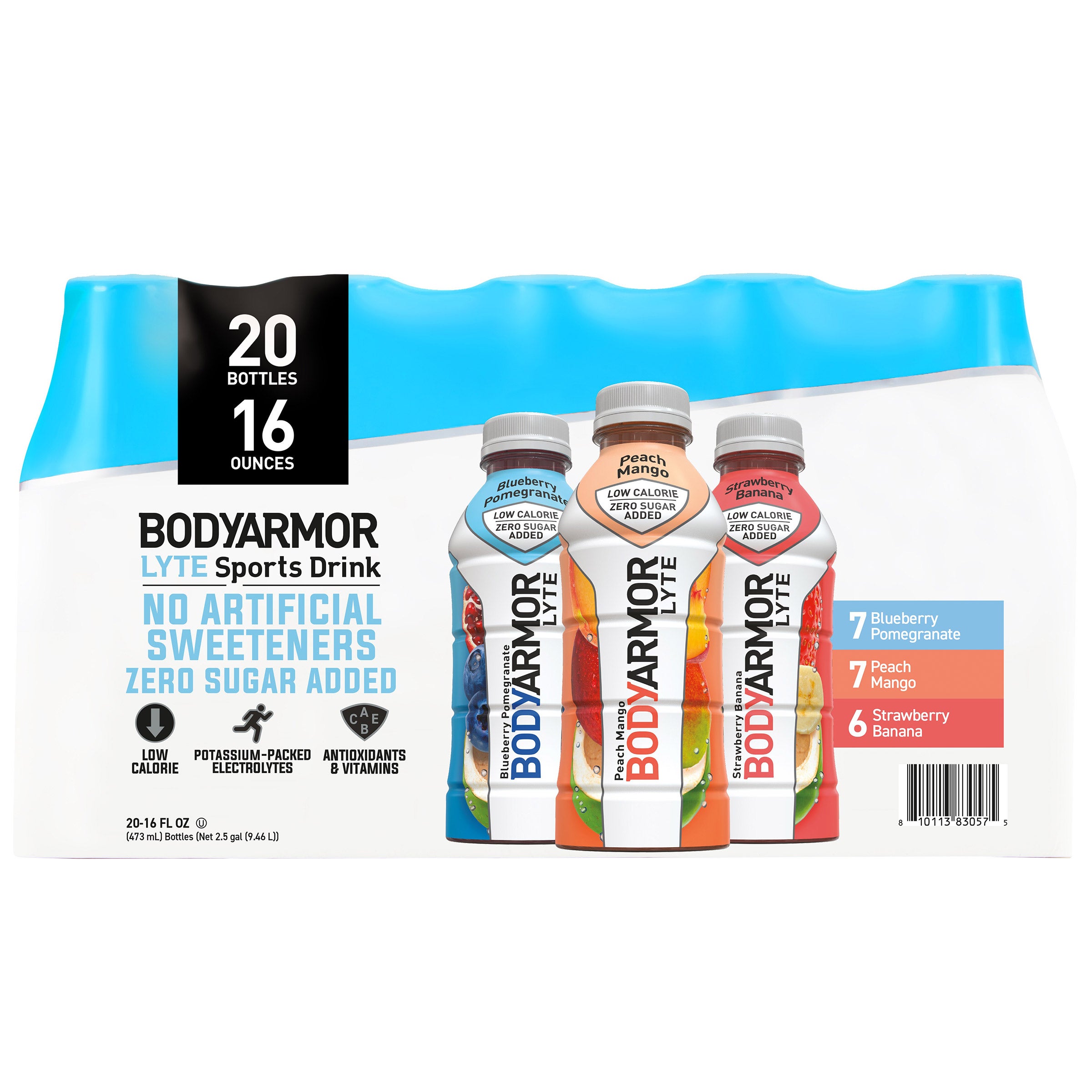 BODY ARMOR LYTE VARIETY PACK 20 PACK 16 OUNCES - Image 1