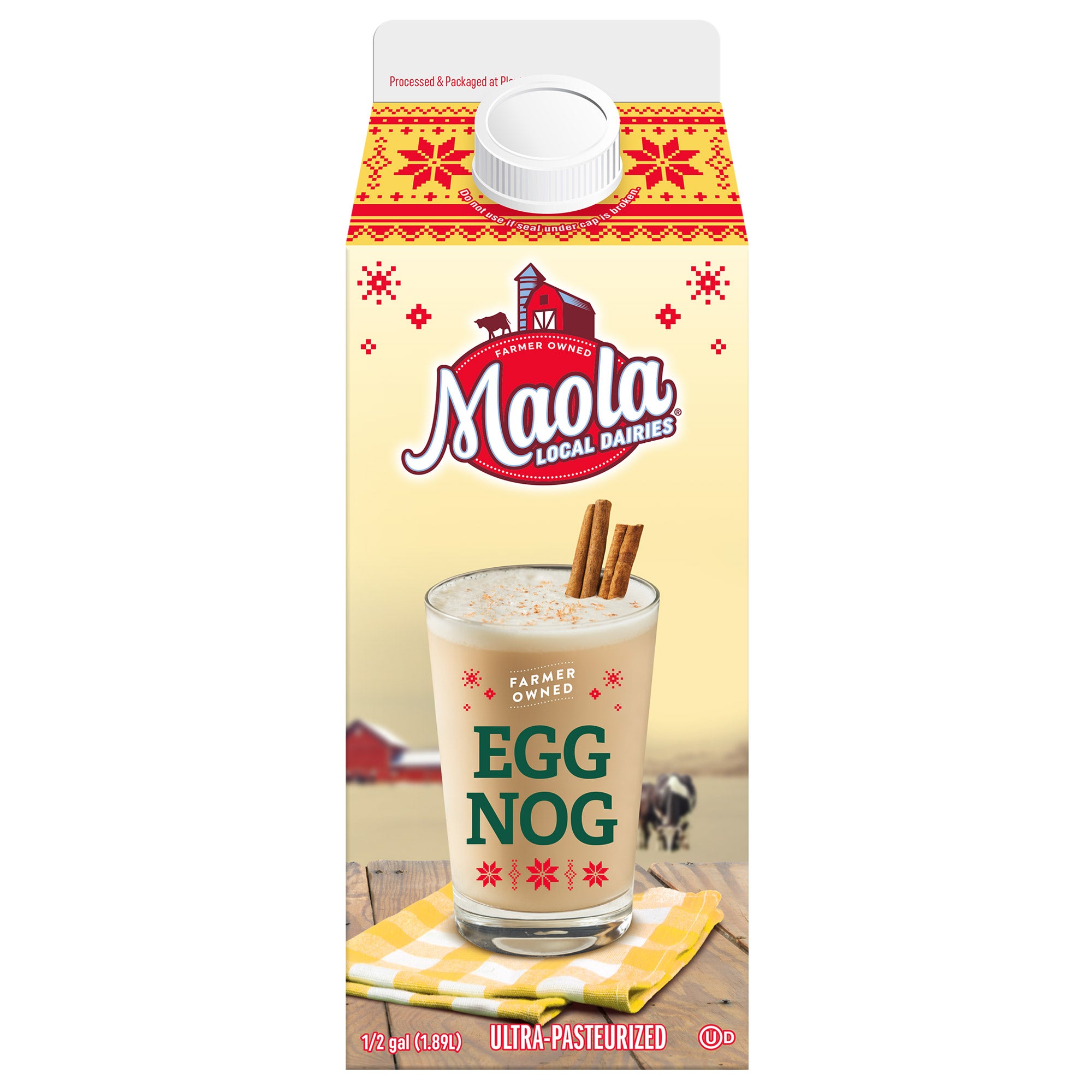MAOLA EGGNOG 64 FL OZ 480/PLT SL 30 - Image 1