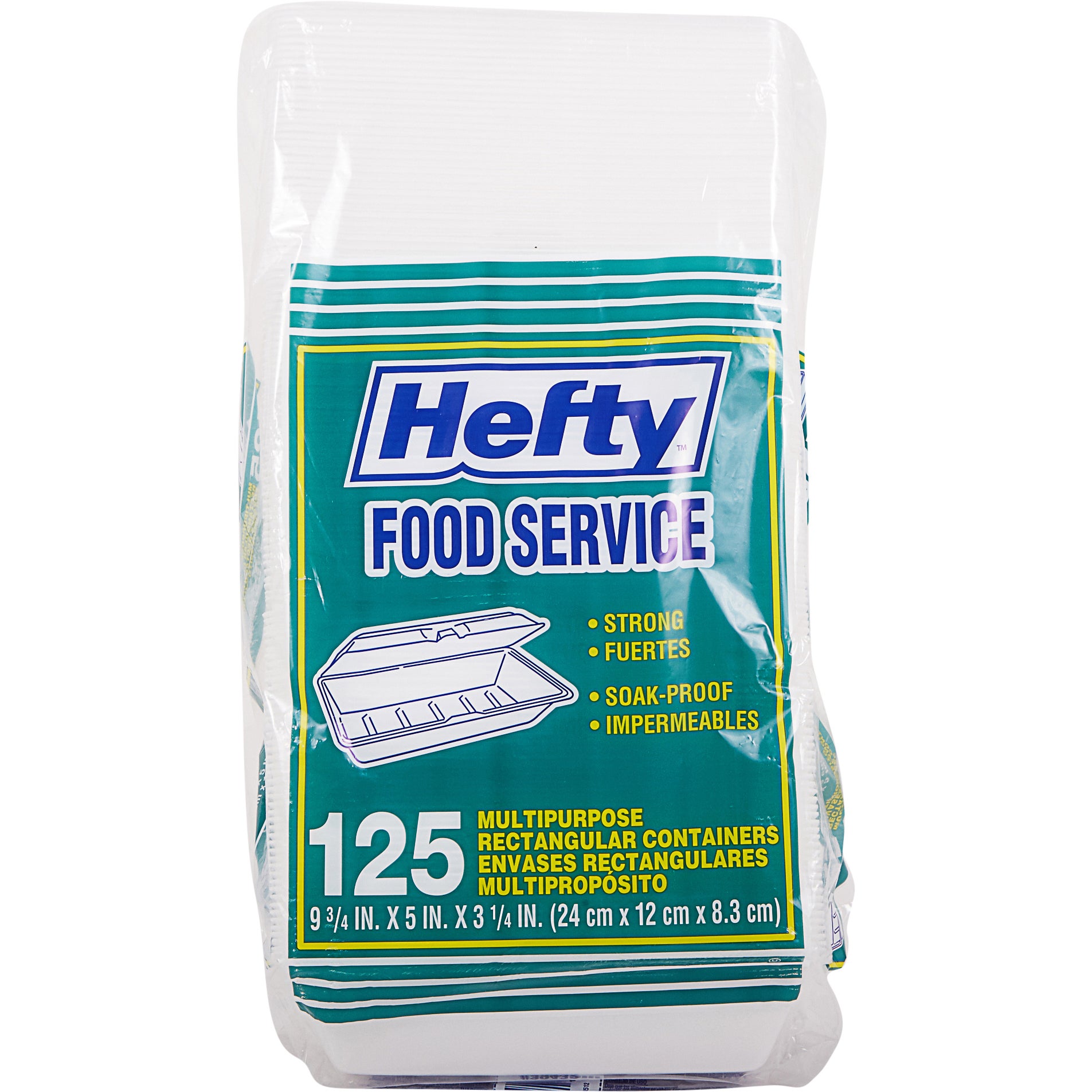HEFTY HOAGIE TRAY 9¨X6¨ 125 CT D20053