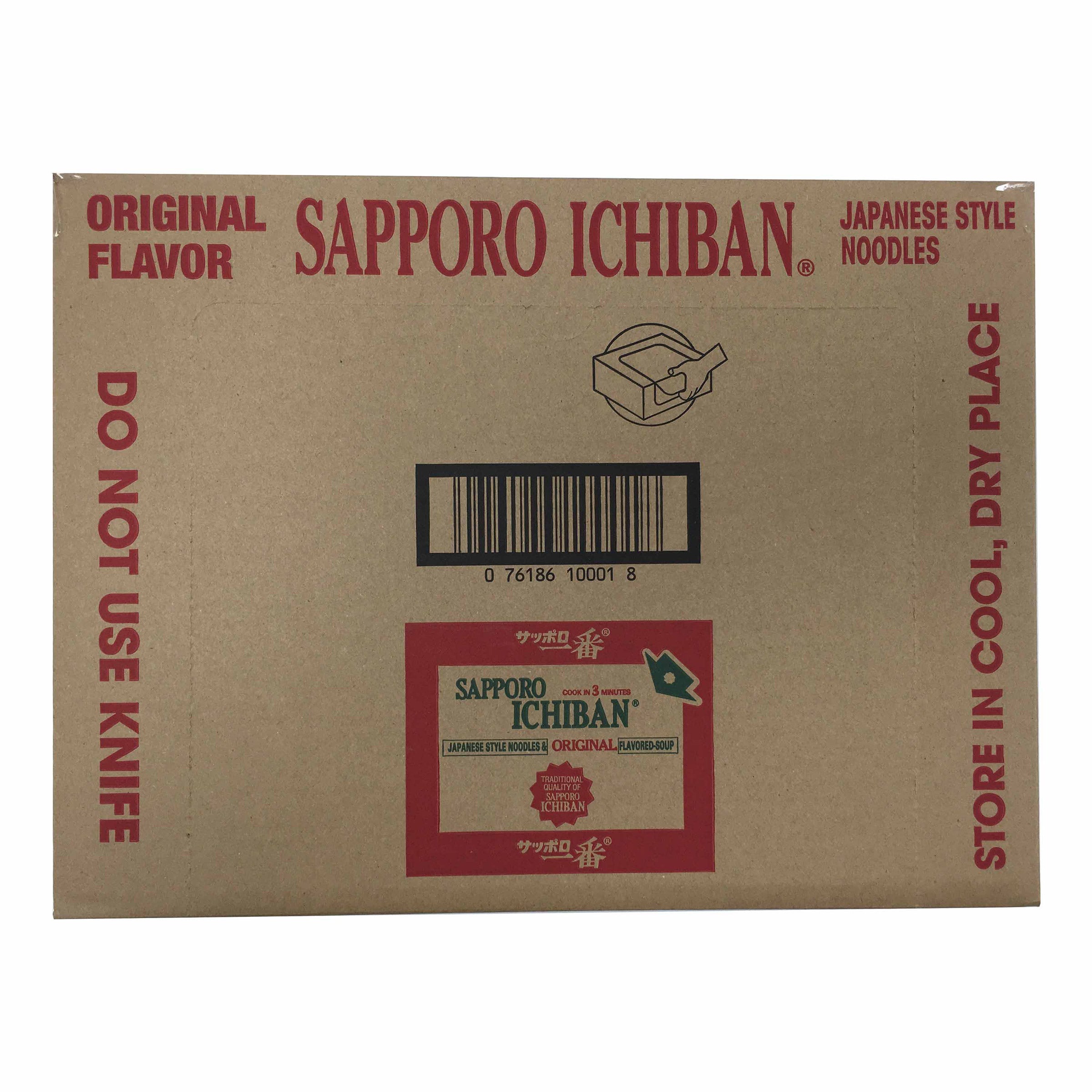 SAPPORO ICHIBAN ORIGINAL FLAVOR 24/3.5OZ TL 5LB 4OZ