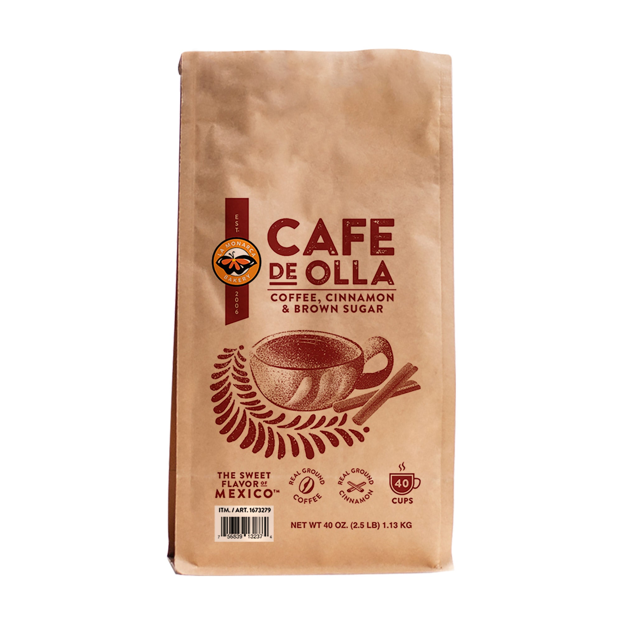LA MONARCA BAKERY CAFE DE OLLA 2.5 POUNDS
