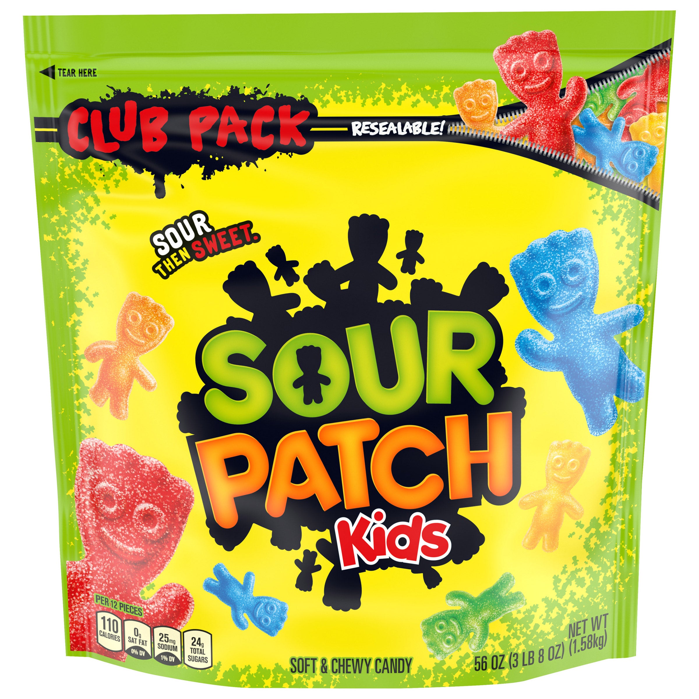 SOUR PATCH KIDS ASSORTED CANDY 56 OZ - Image 1