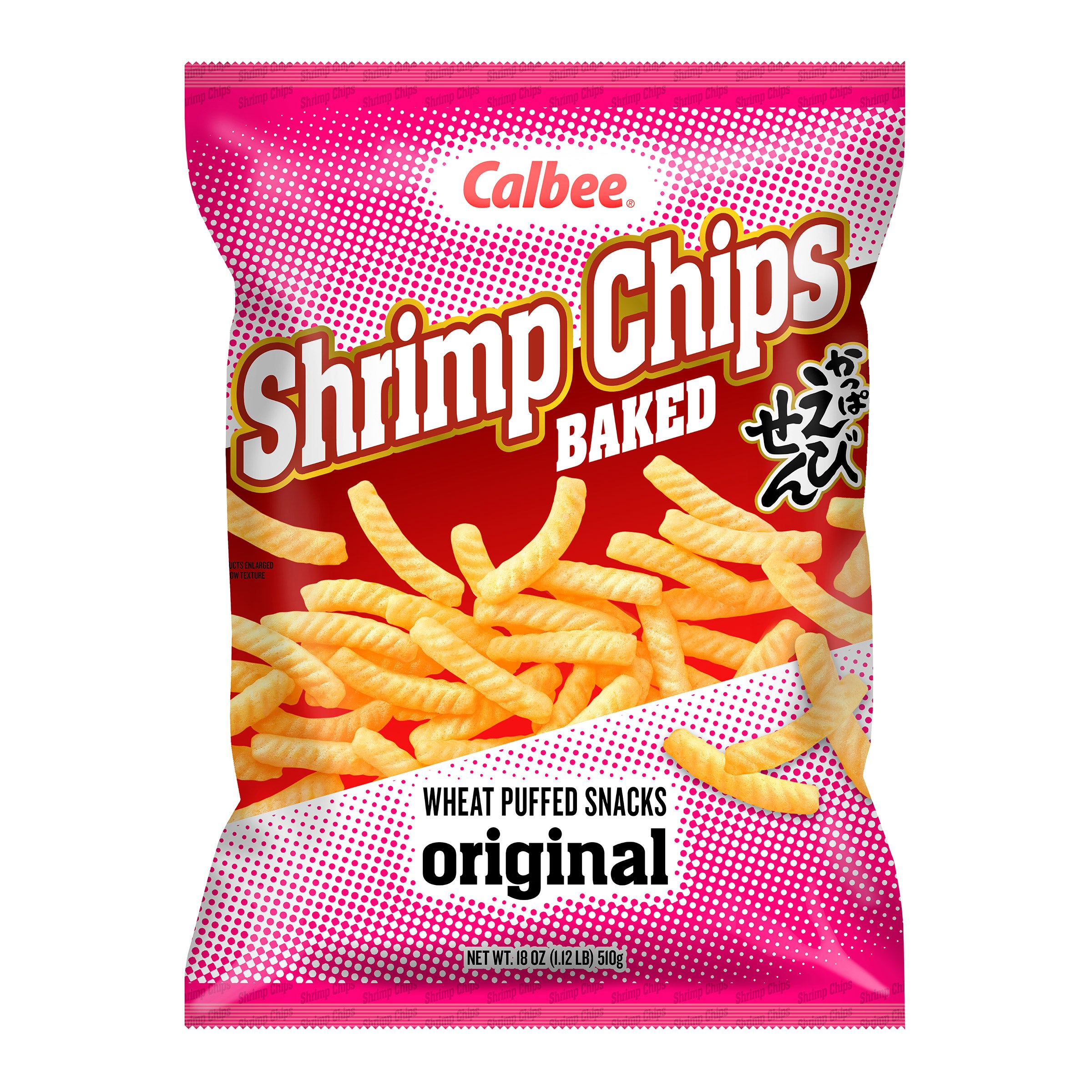 CALBEE ORIGINAL SHRIMP CHIPS 18 OUNCE BAG - Image 1