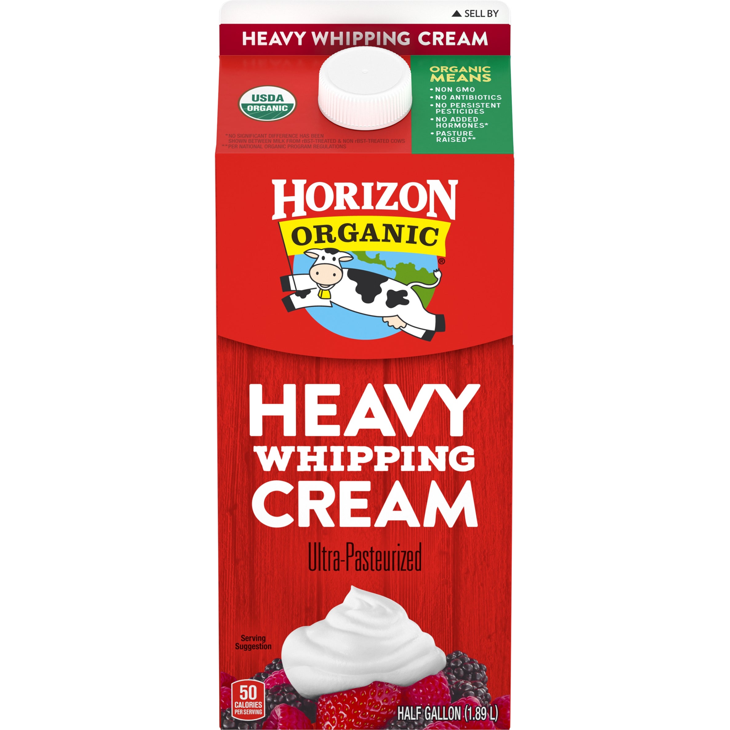 HORIZON ORGANIC HEAVY WHIPPING CREAM 64 OZ
