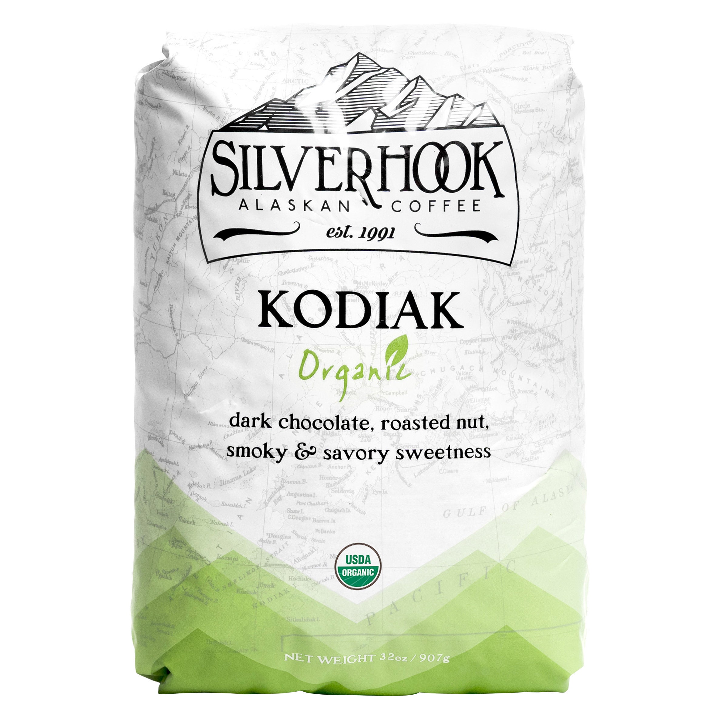 SILVERHOOK COFFEE ORGANIC KODIAK 2 LBS WHOLE BEAN - Image 1