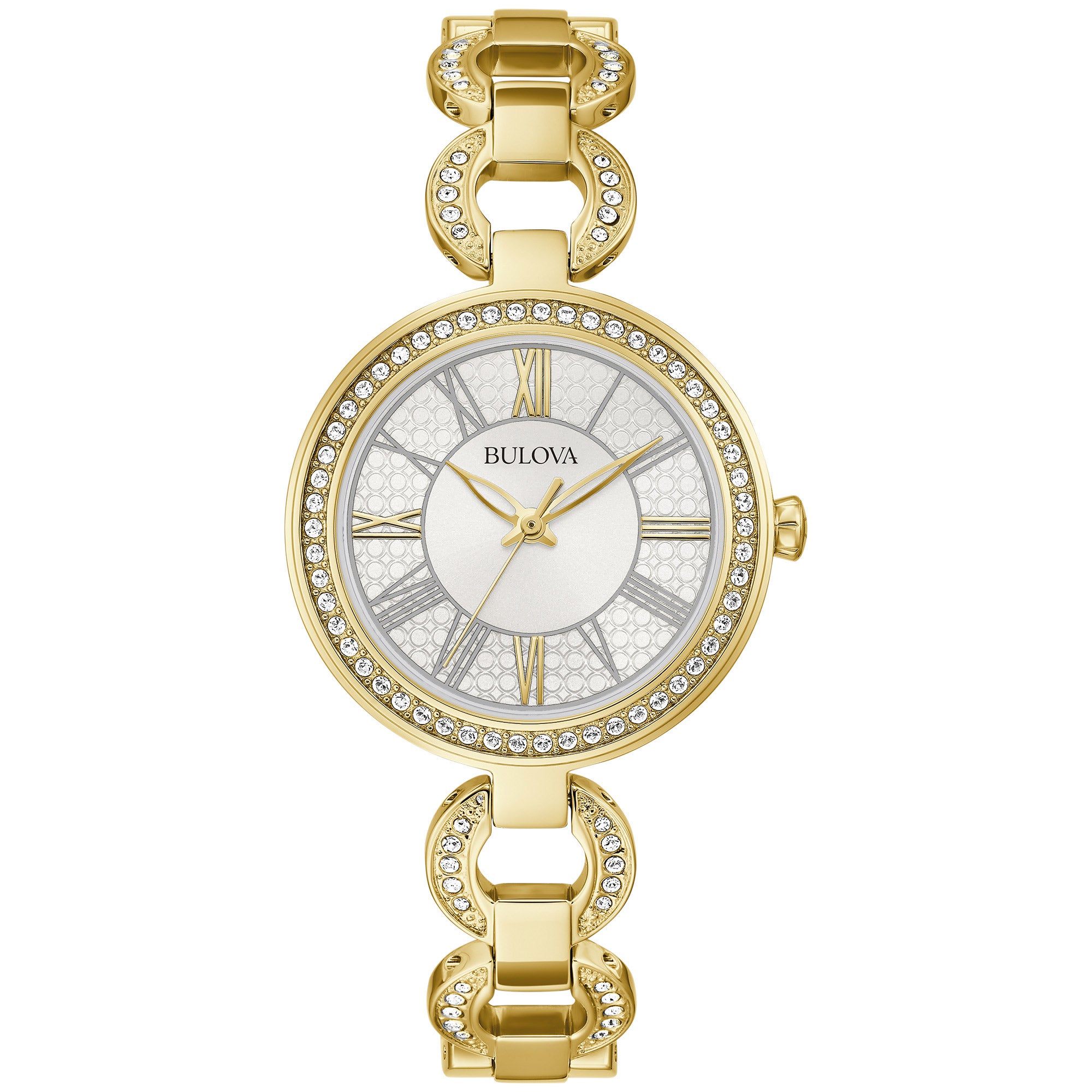BULOVA CLASSIC GOLD-TONE LADIES QUARTZ WATCH