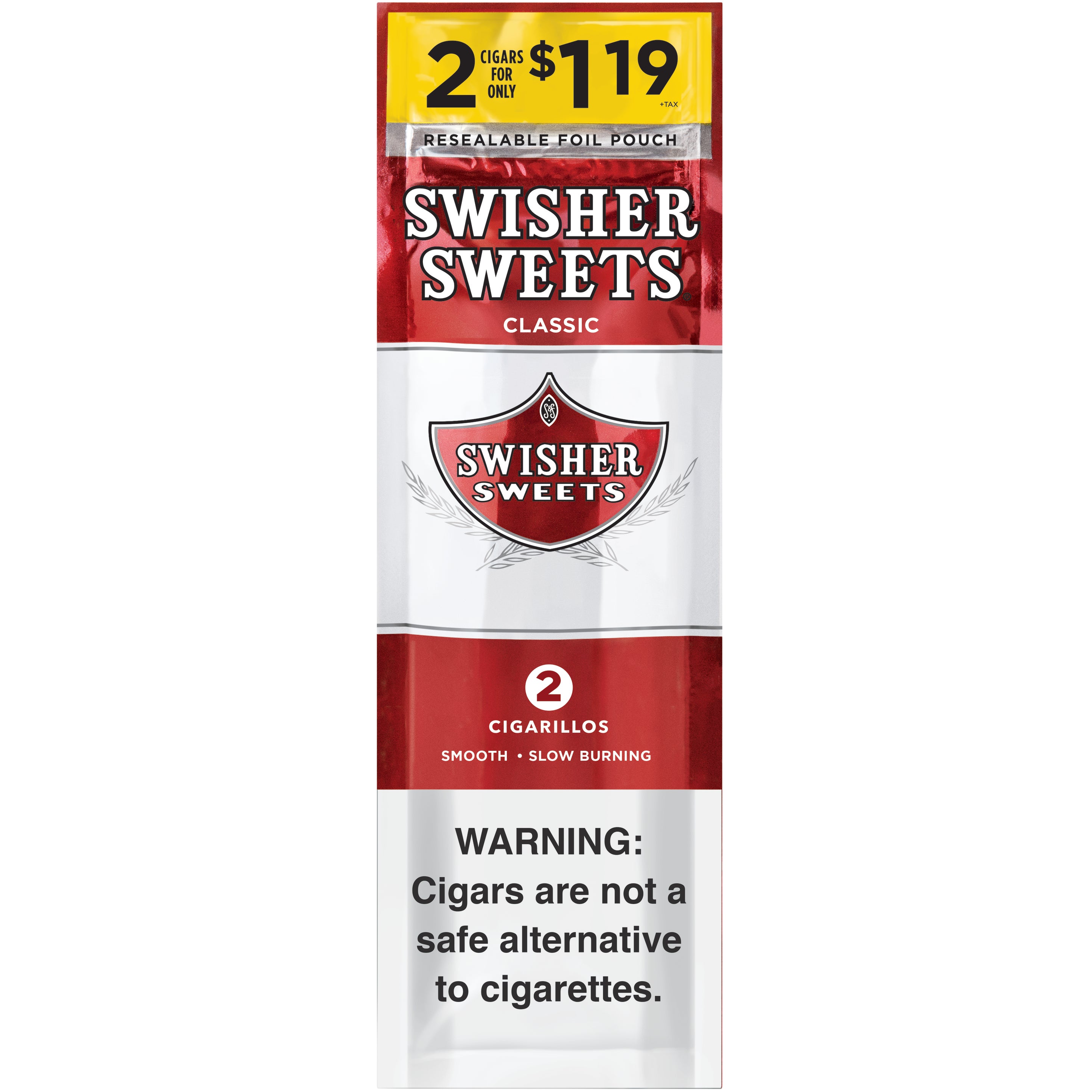 SWISHER SWEETS ORIGINAL CIGARILLOS 30/2CT $1.19 PP