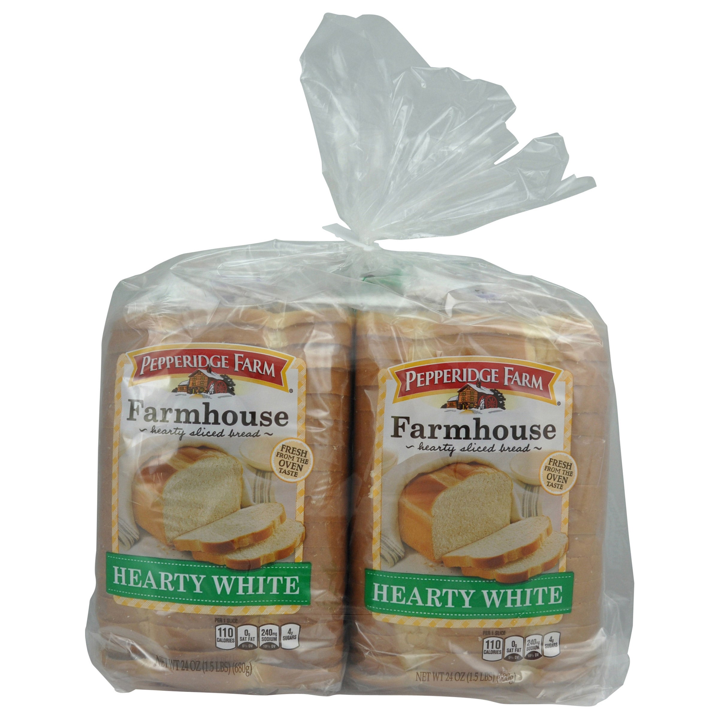 PEPPERIDGE FARM HEARTY WHITE BREAD 2/24 OZ (3 LBS)