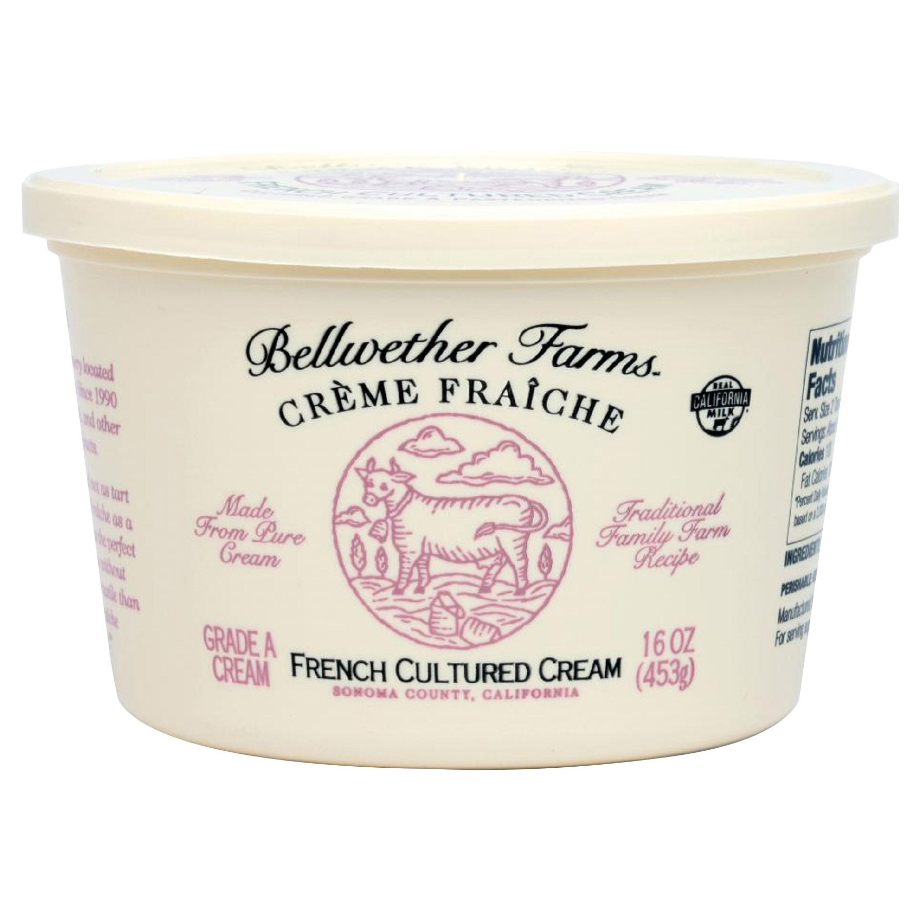 BELLWETHER FARMS CREME FRAICHE 16 OUNCES