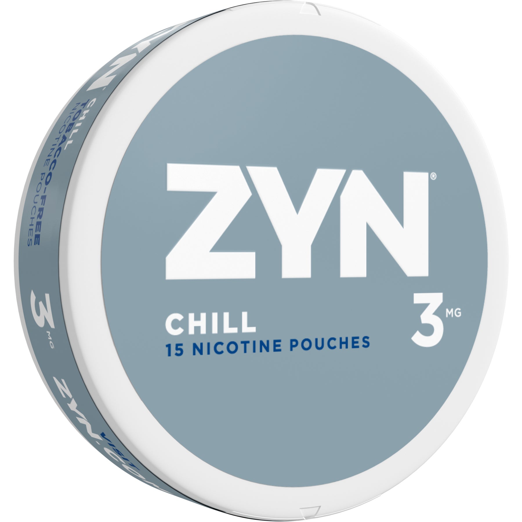 ZYN CHILL POUCH 3MG 5/15CT CANS