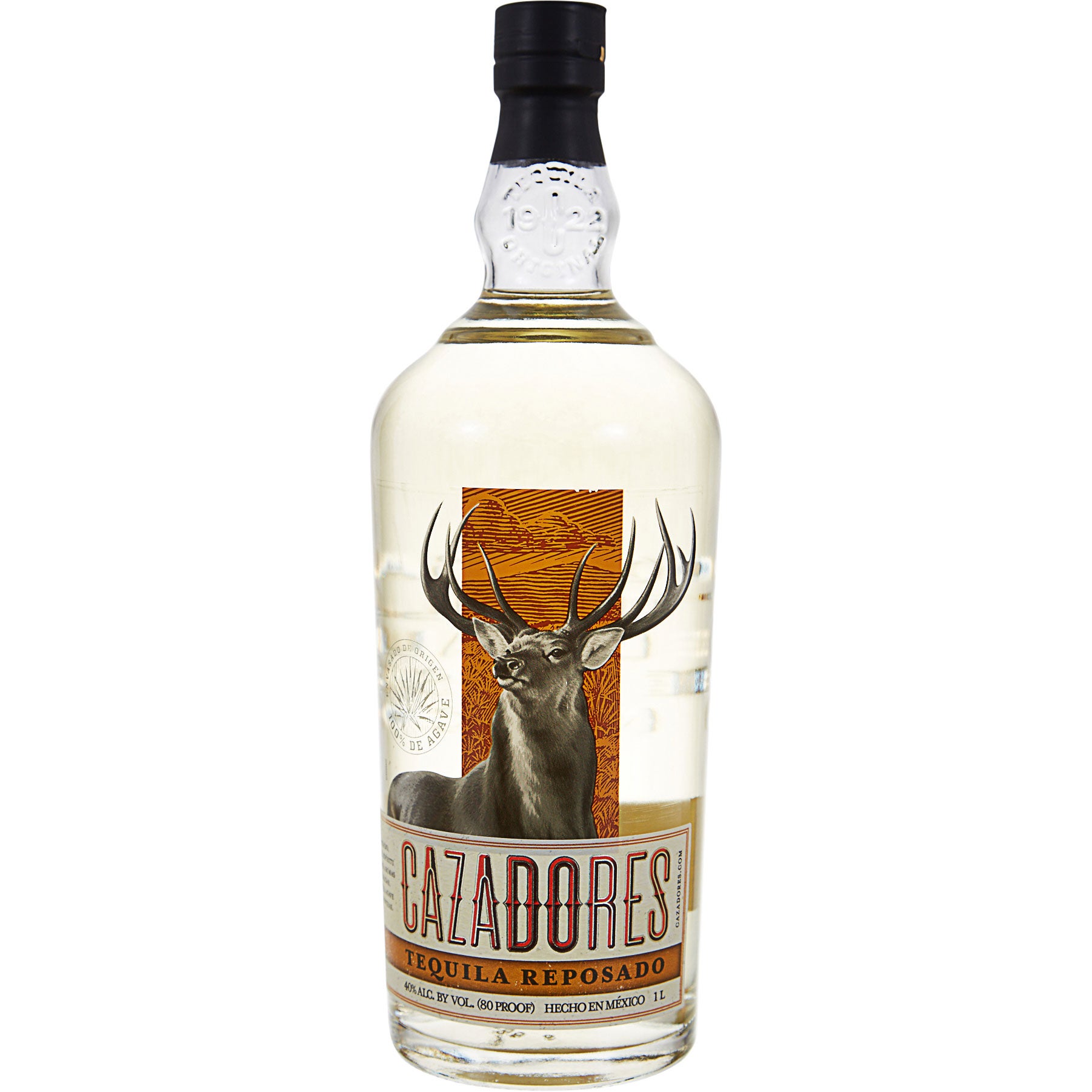 CAZADORES TEQUILA REPOSADO JALISCO, MEXICO 1.0L