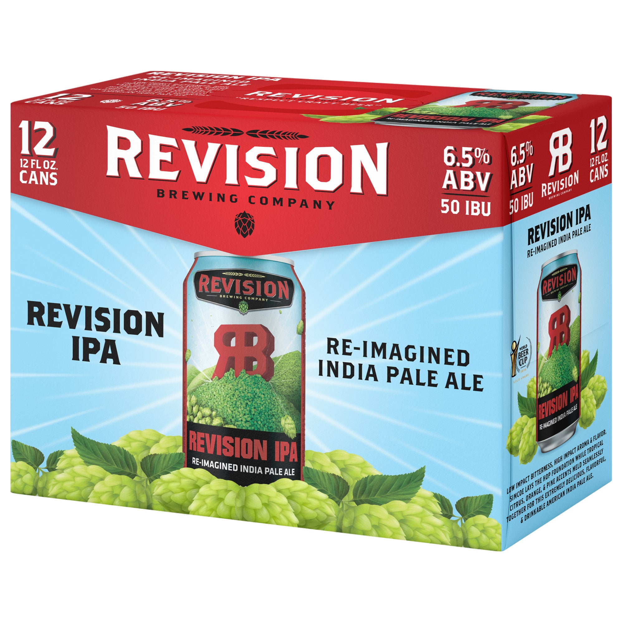 REVISION BREWING RE-IMAGINED IPA SPARKS, NV 12/12OZ