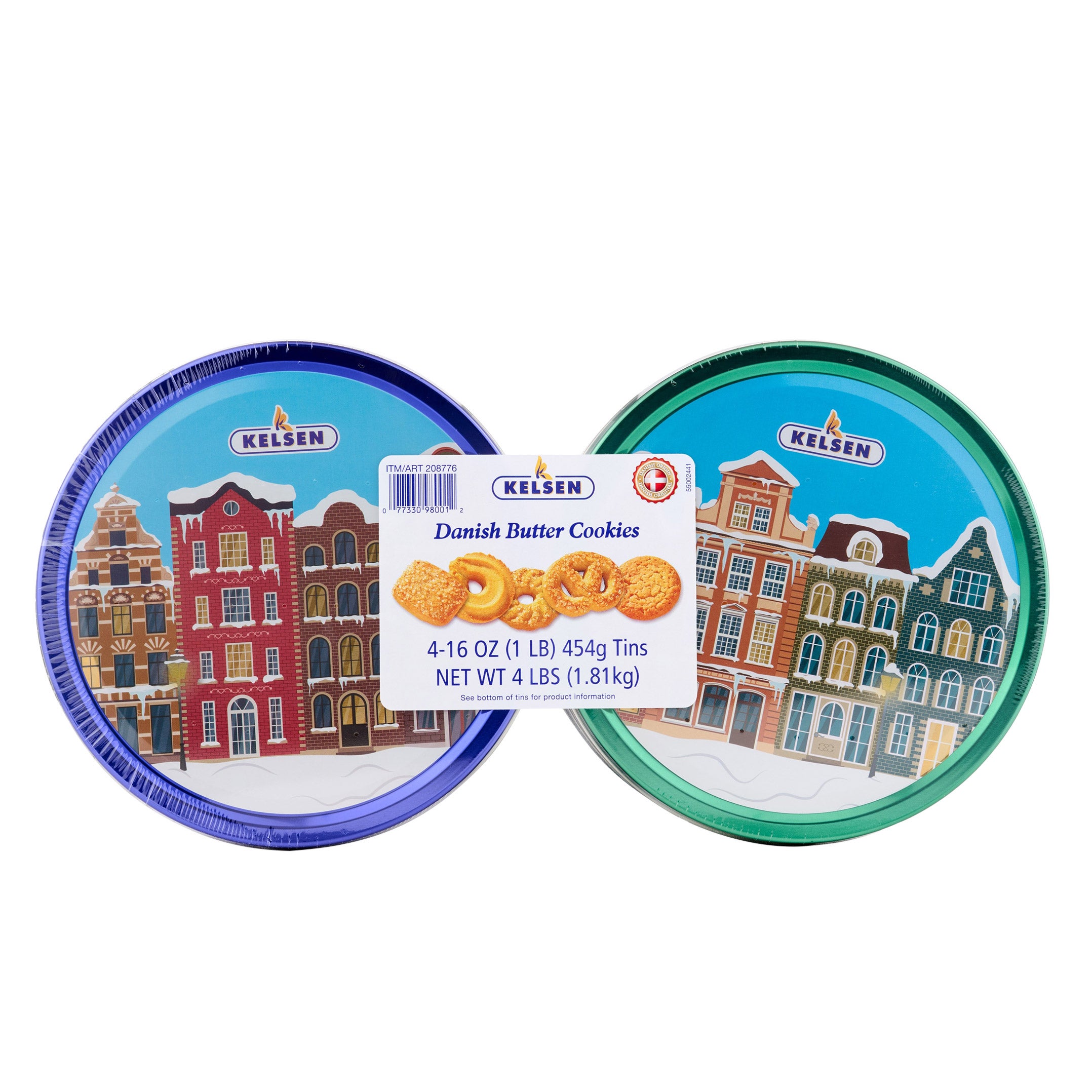 KELSEN DANISH BUTTER COOKIES 4/1 LB - Image 1
