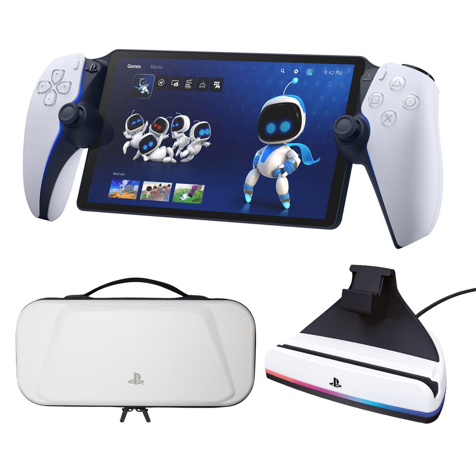 SONY PLAYSTATION PORTAL REMOTE BUNDLE WHITE - Image 1