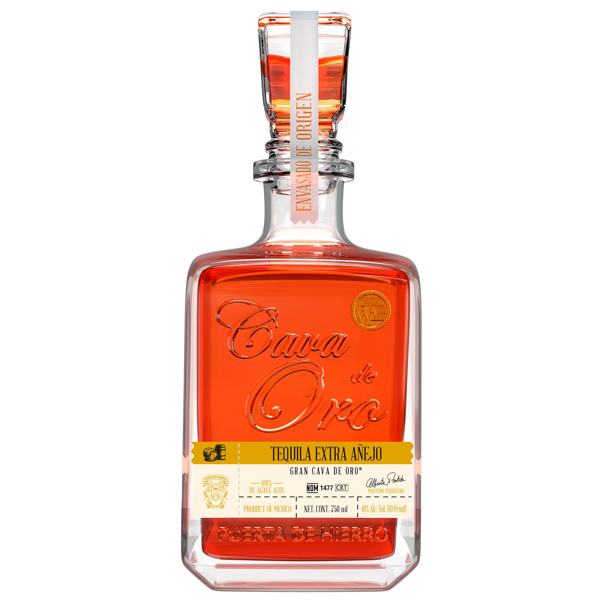 CAVA DE ORO EXTRA ANEJO TEQUILA MEXICO 750ML