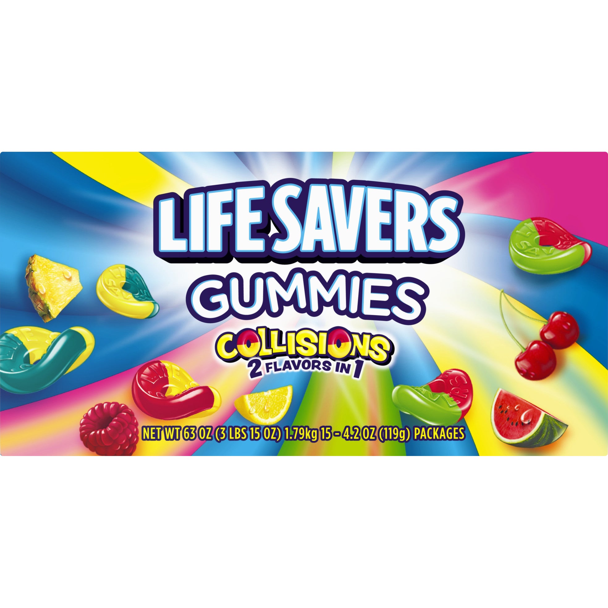 LIFE SAVERS GUMMIES COLLISIONS 15 CT/4.2 OZ
