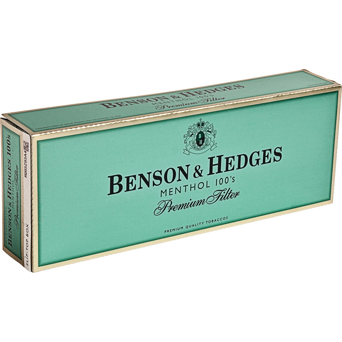 B&H MENTHOL BOX 100'S