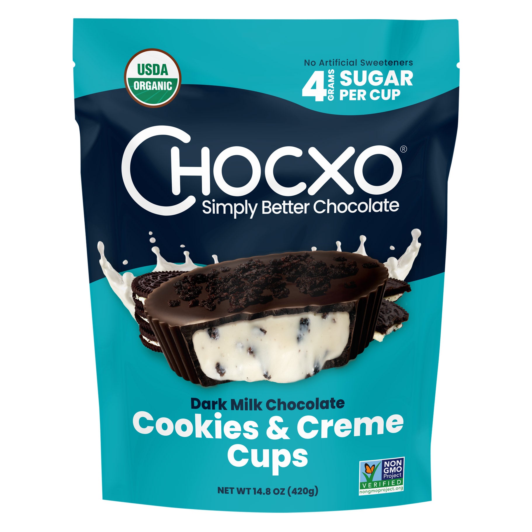 CHOCXO ORG COOKIES/CREME CUPS 14.8 OZ - Image 1
