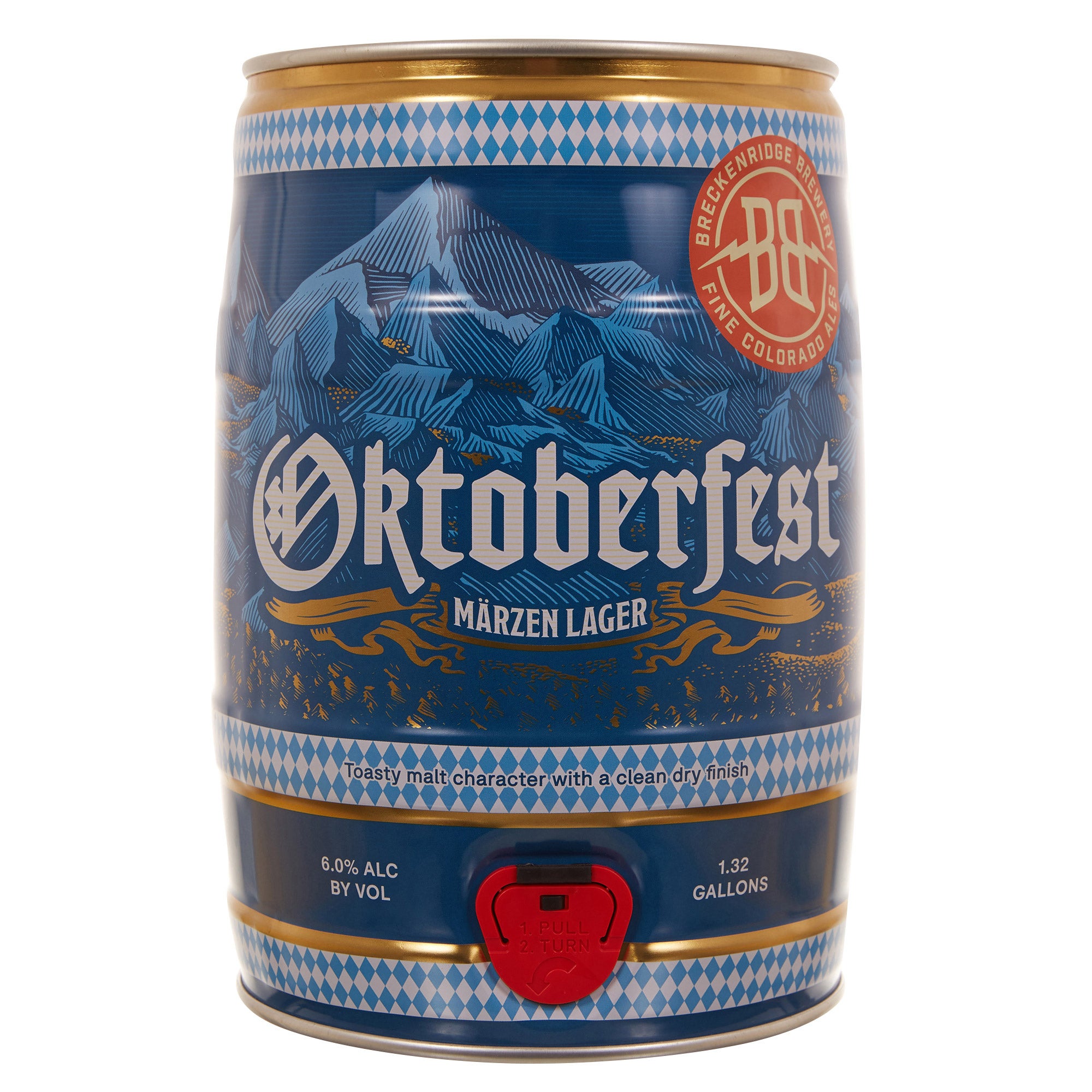 BRECKENRIDGE BREWERY OKTOBERFEST MINI KEG LITTLETON CO 5L
