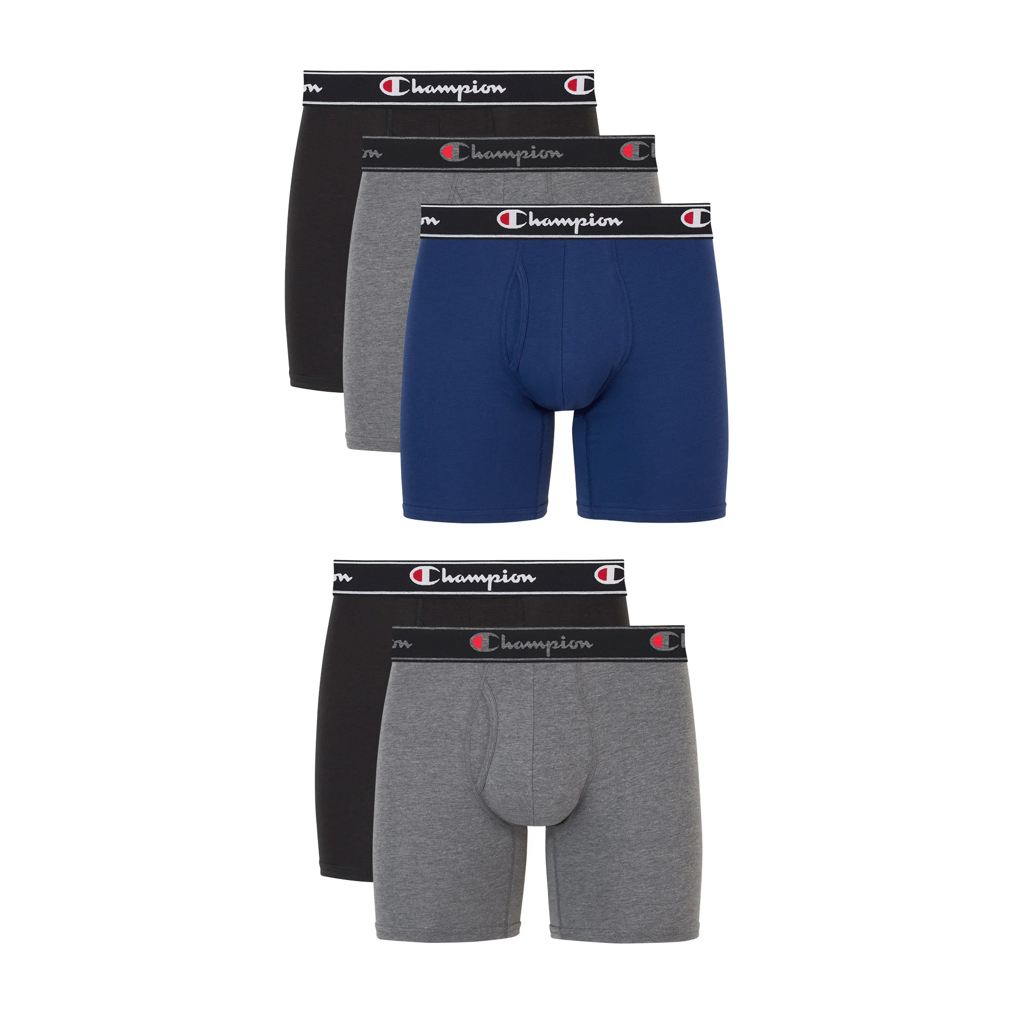 CHAMPION + MEN'S BOXER BRIEF 5 PK - Image 1