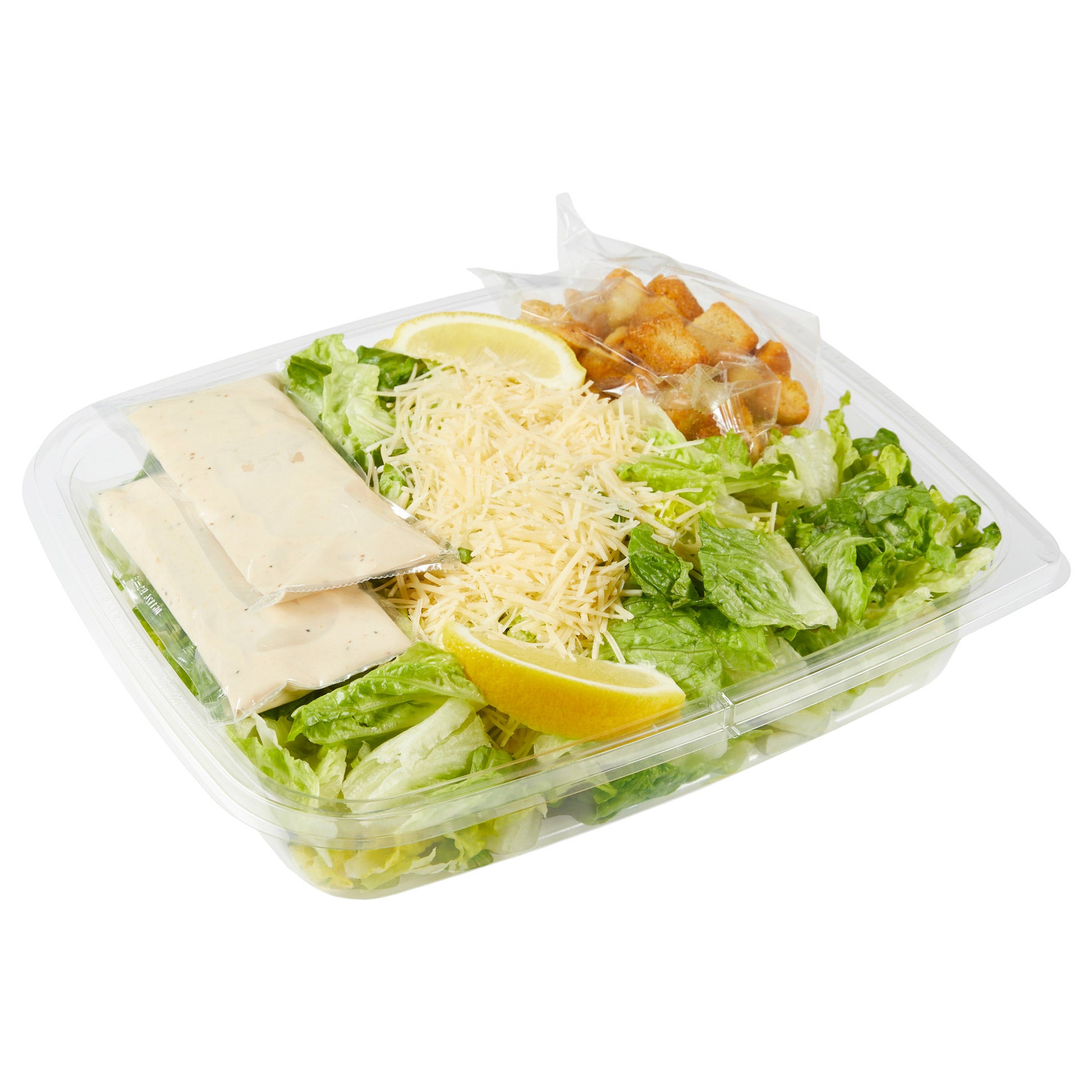 CAESAR SALAD W/CAESAR DRESSING & CROUTONS PER LB