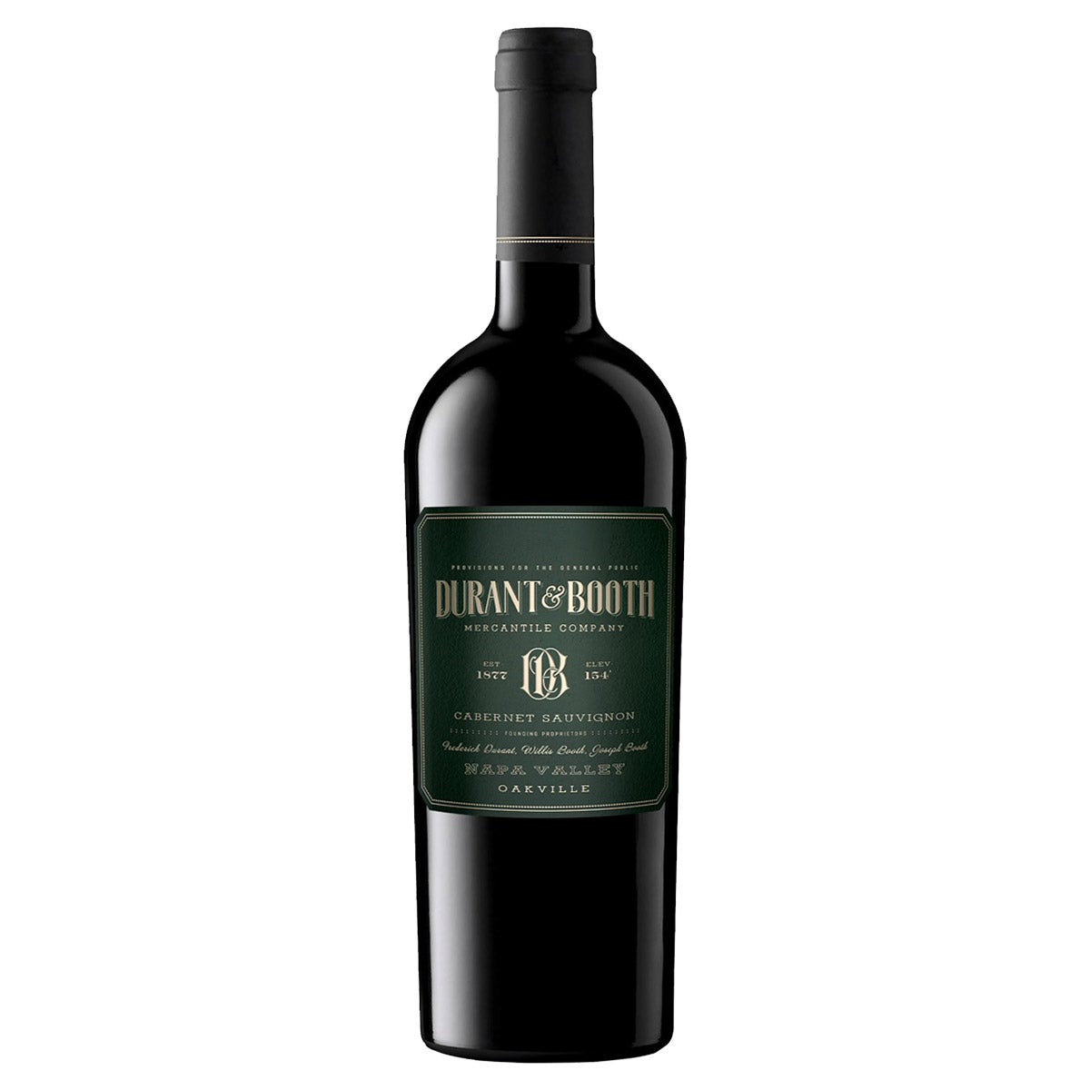DURANT & BOOTH CABERNET SAUVIGNON OAKVILLE, CA 750ML