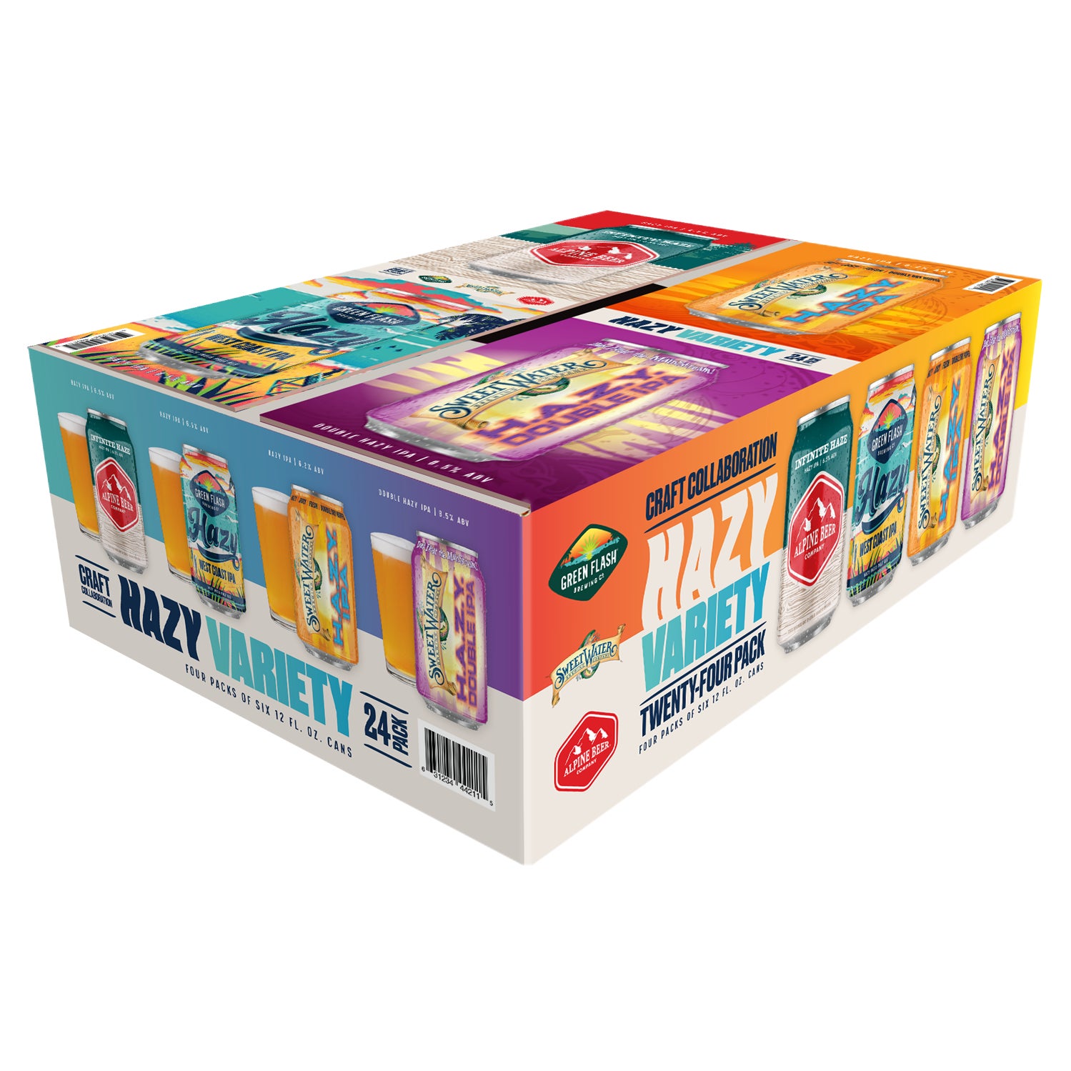 CRAFT COLLABORATION HAZY IPA VARIETY 24/12 OZ CANS