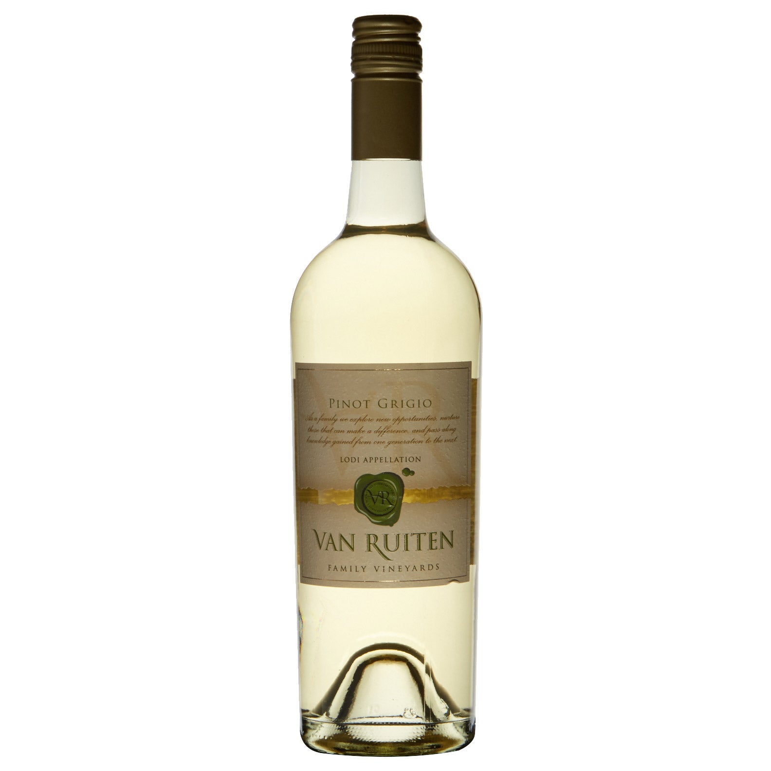 VAN RUITEN WINERY PINOT GRIGIO LODI 750ML - Image 1