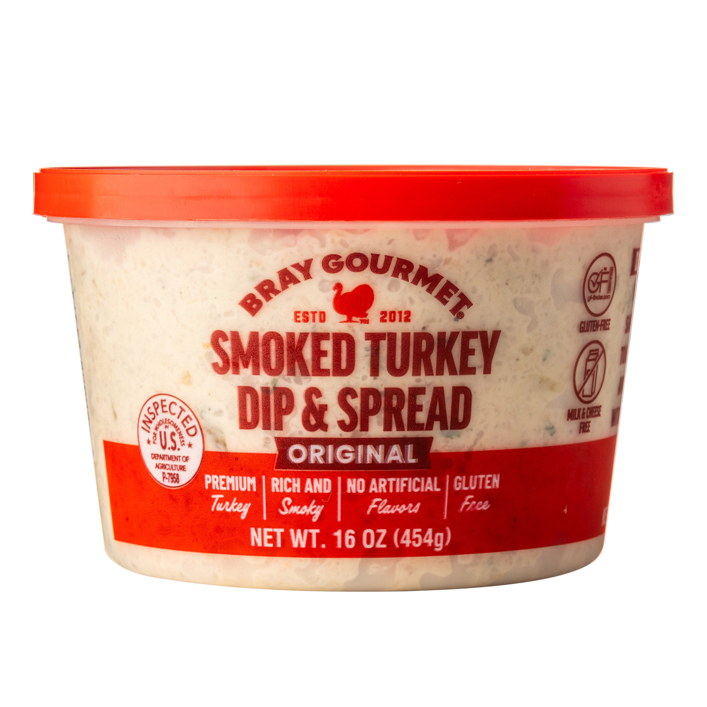 BRAY GOURMET ORIGINAL SMOKED TURKEY DIP SPREAD 16OZ