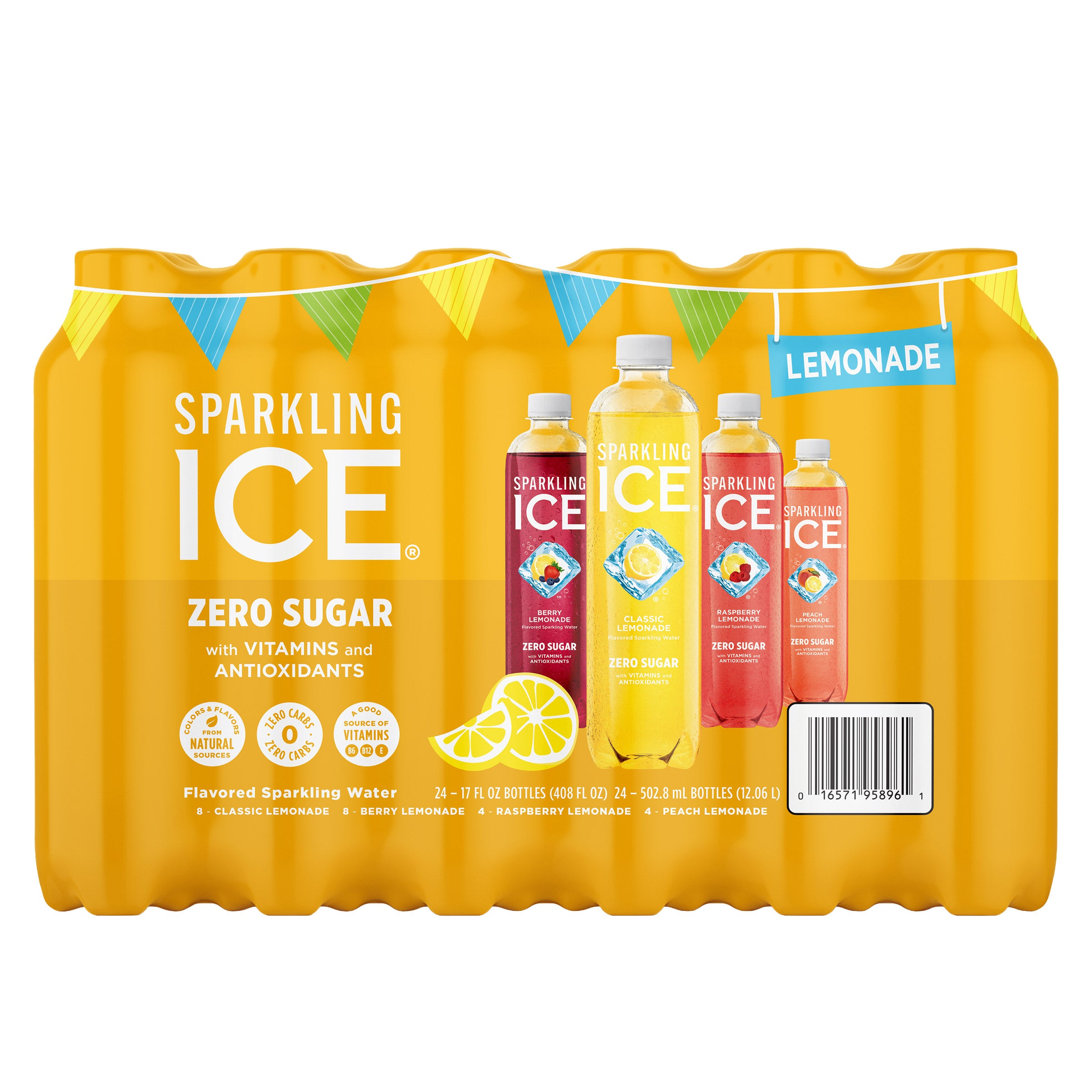 SPARKLING ICE LEMONADE VARIETY 24/17 OZ - Image 1
