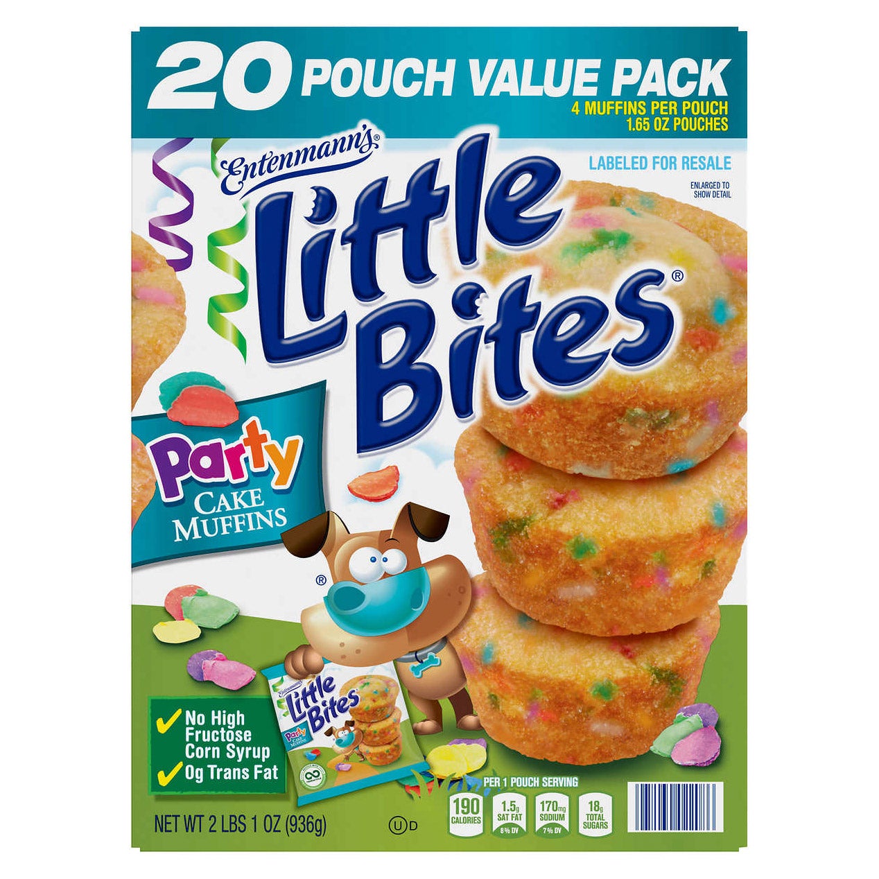ENTENMANN'S LITTLE BITES PARTY CAKE 20/1.65 OZ - Image 1
