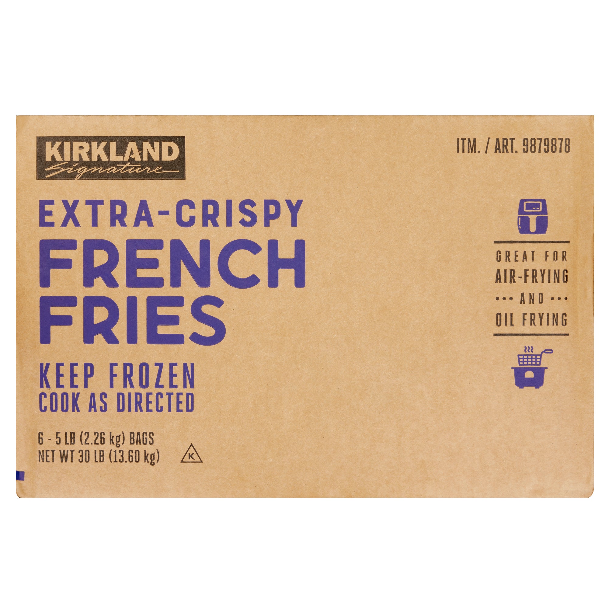 KIRKLAND SIGNATURE 5/16¨ EXTRA CRISPY FRIES 30 LB CASE - Image 1