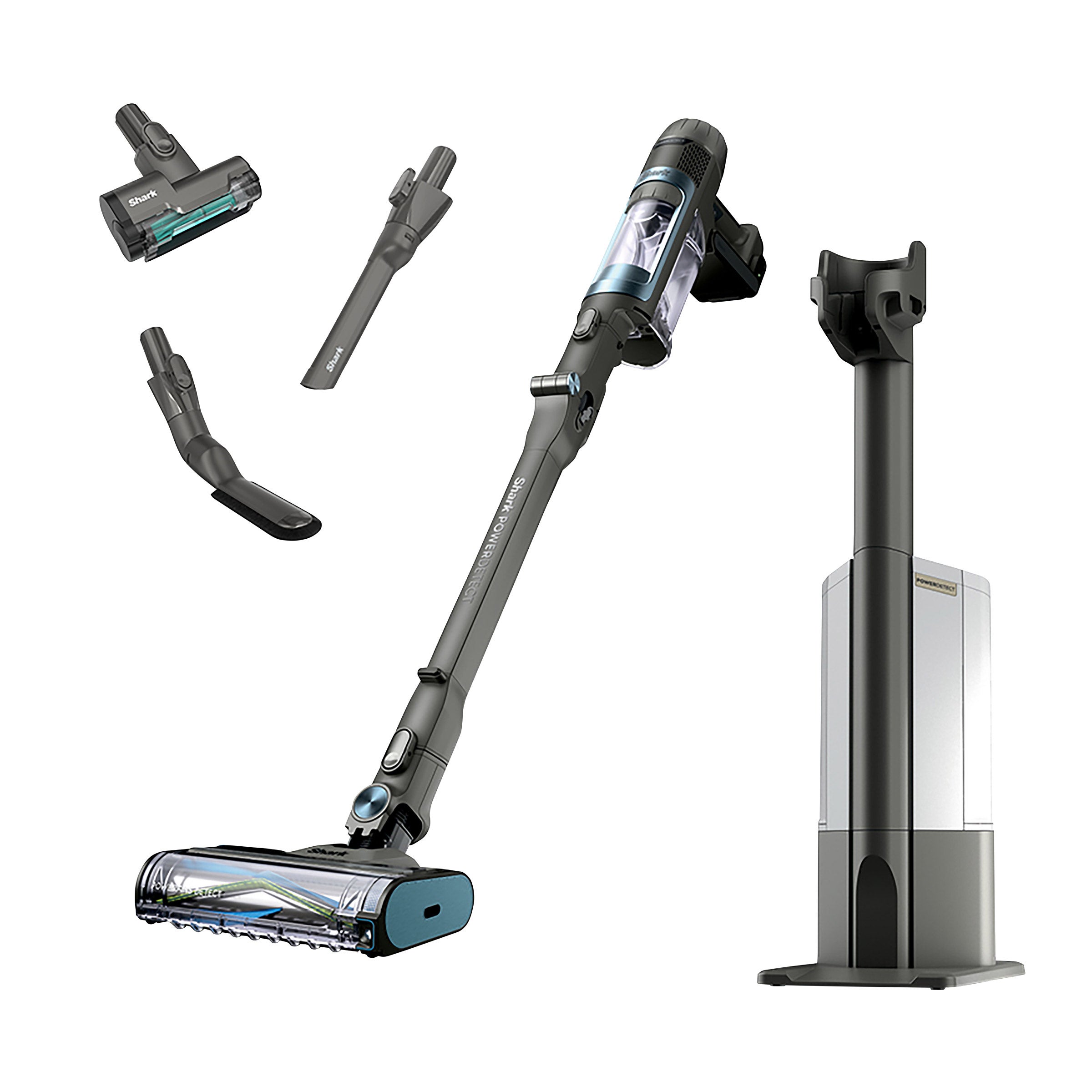 SHARK POWERDETECT CORDLESS STICK VACUUM W/ AUTO-EMPTY BASE ^ - Image 1