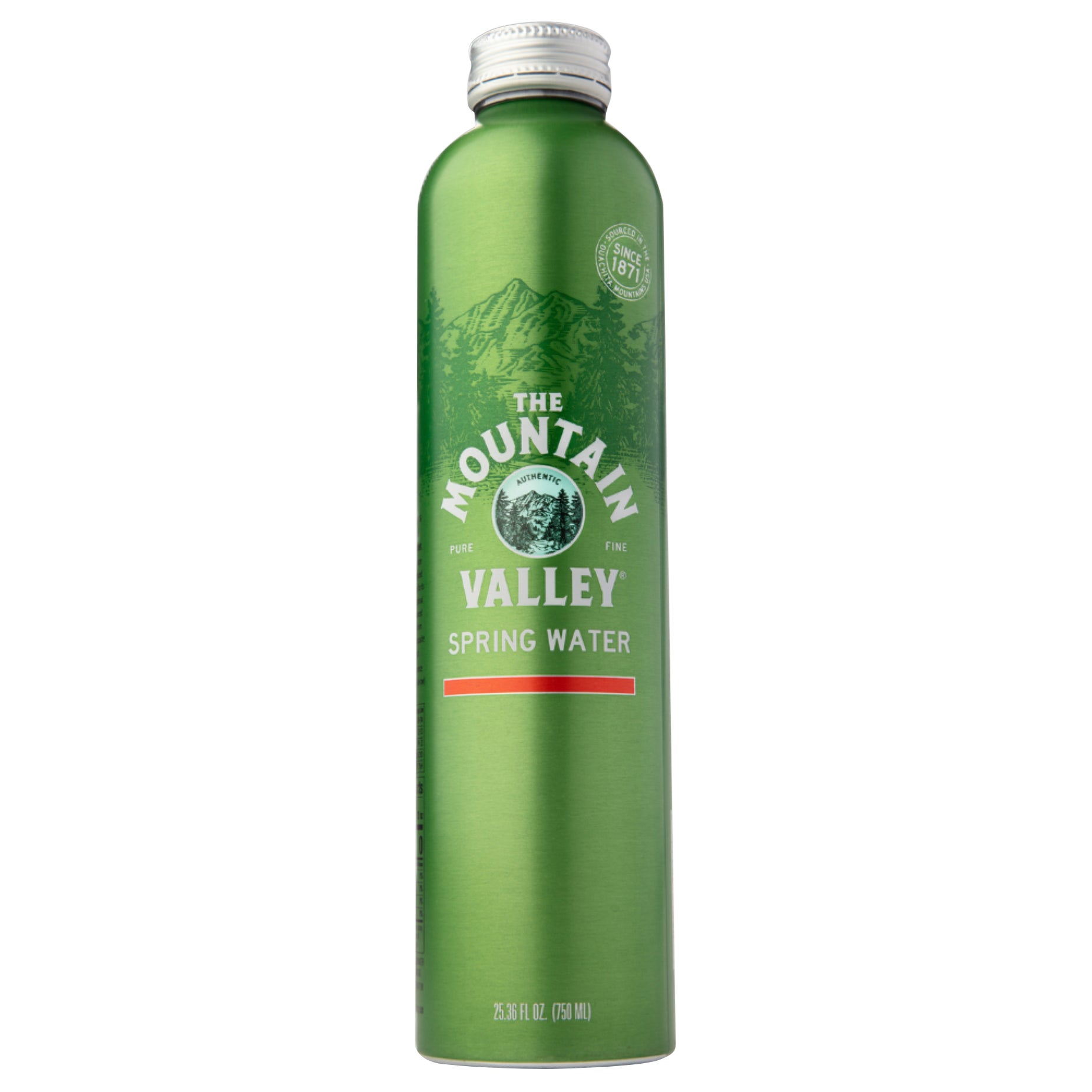 MOUNTAIN VALLEY SPRING WATER ALUMINUM 12/750ML