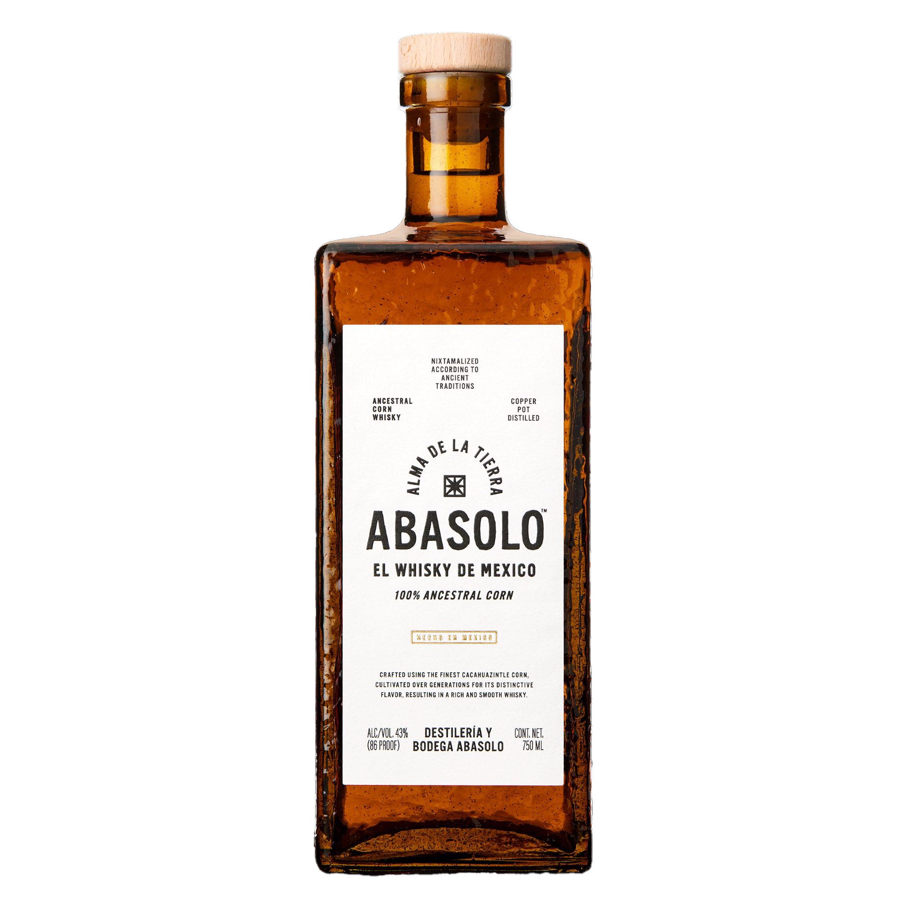 ABASOLO CORN WHISKY MEXICO 750ML