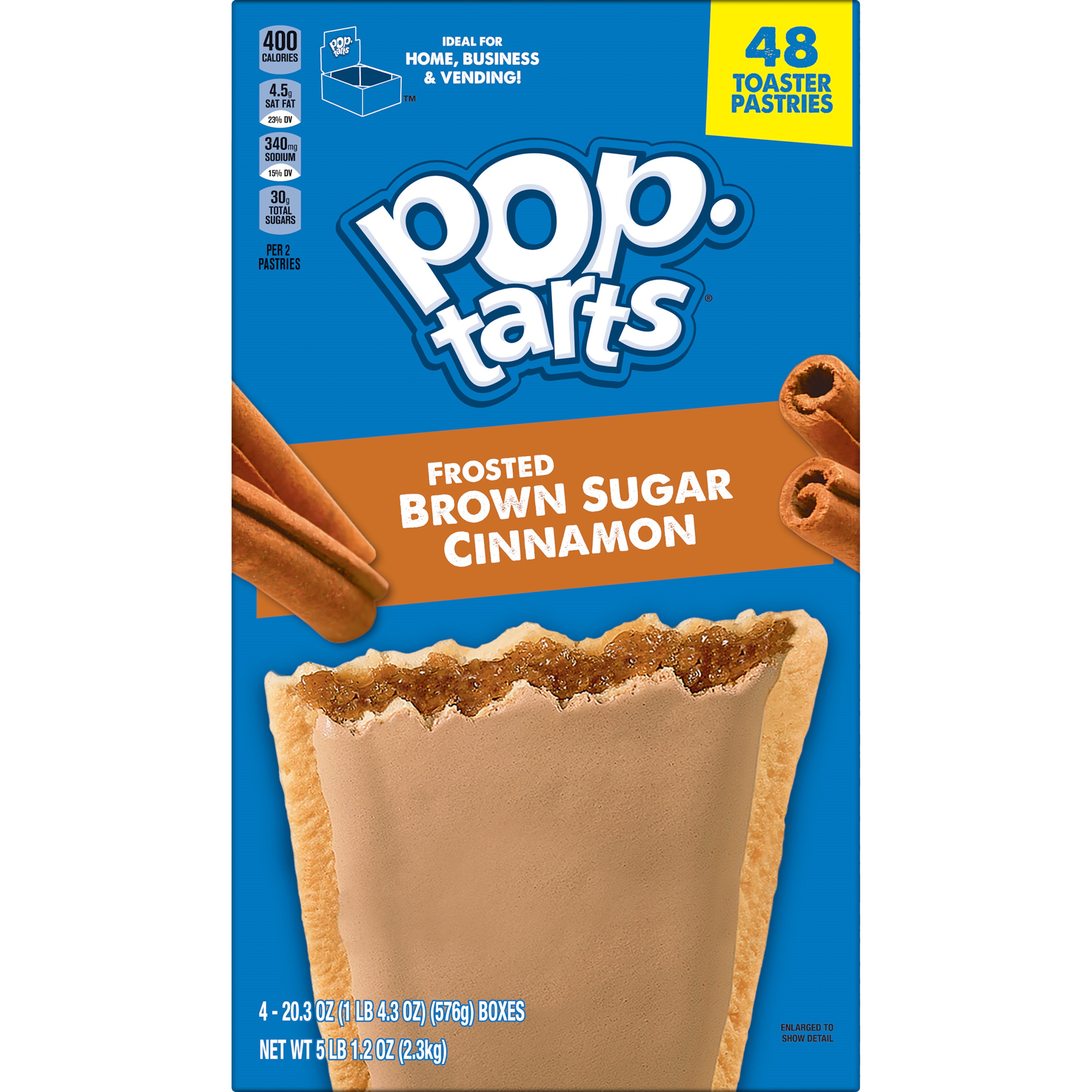 POP TARTS BROWN SUGAR CINNAMON 24/2CT - Image 1