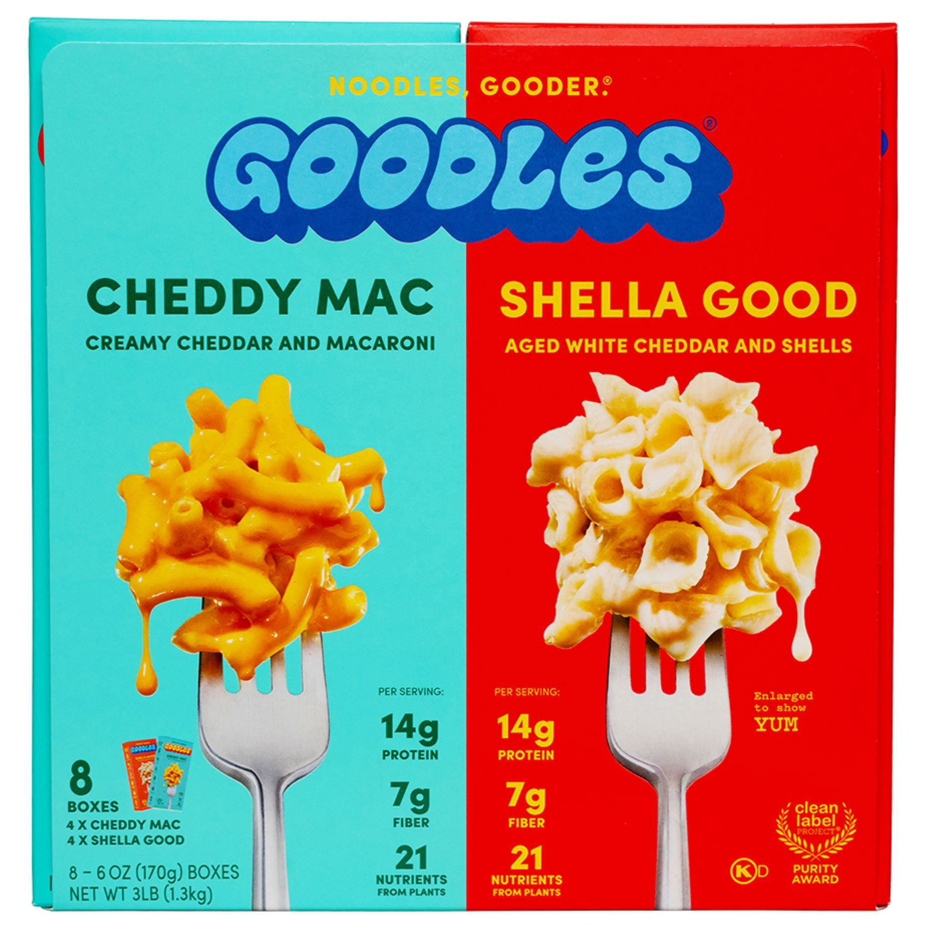 GOODLES VARIETY PACK 8/6 OZ