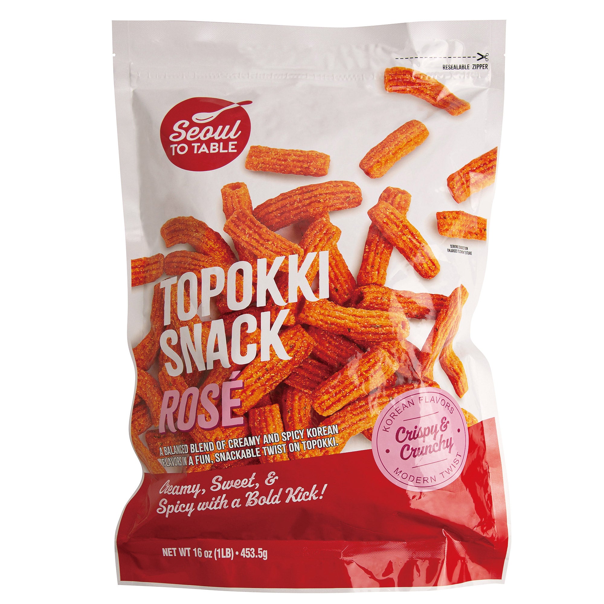 SEOUL TO TABLE ROSE TOPOKKI SNACK 16 OZ - Image 1