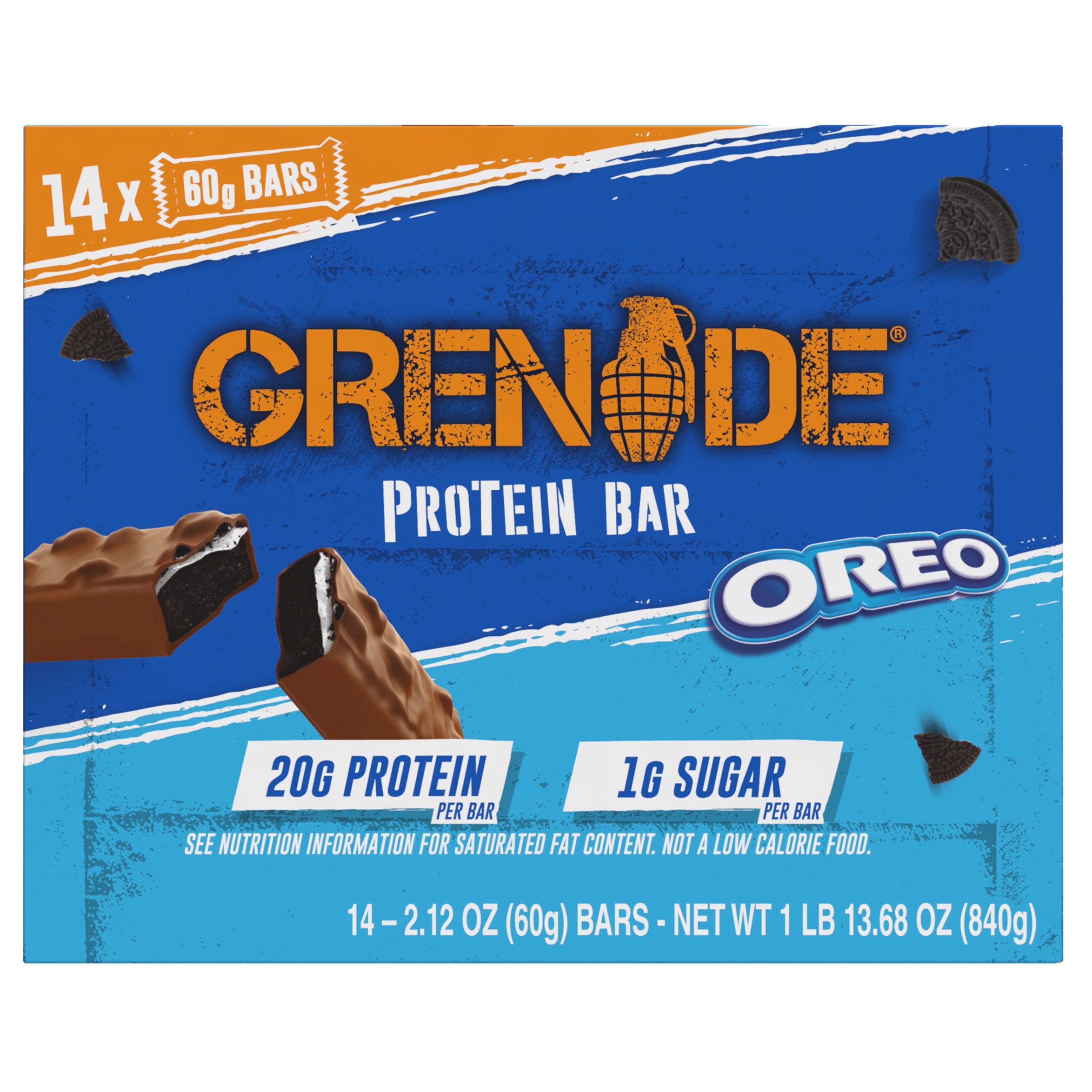 GRENADE BARS OREO MILK 14 EACH - Image 1