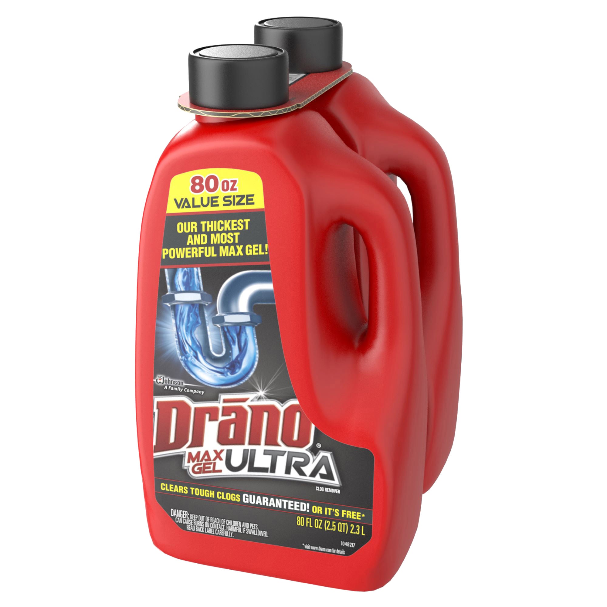 DRANO MAX ULTRA 2 PK / 80 OZ