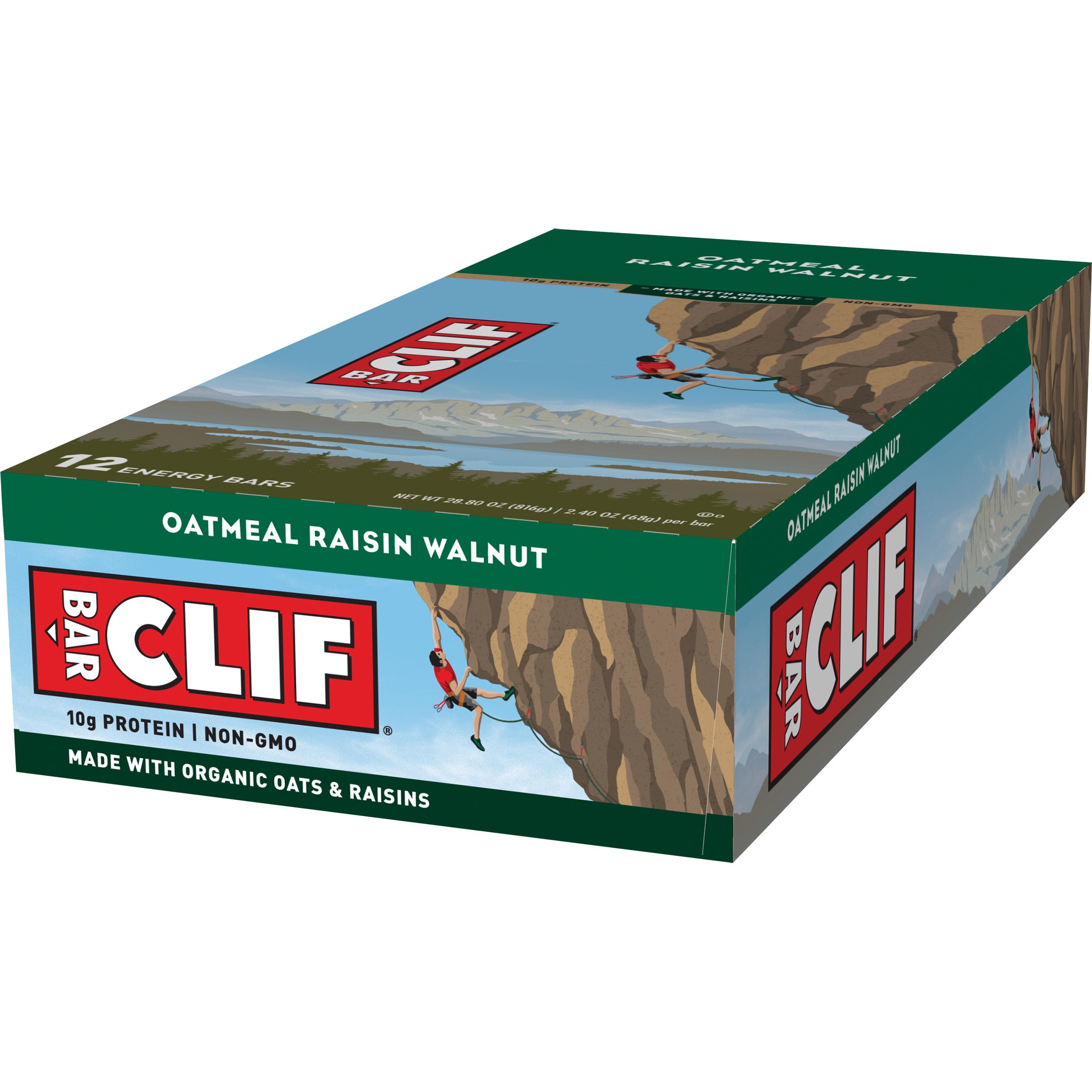 CLIF BAR OATMEAL RAISIN WALNUT 12 CT/2.4 OZ - Image 1