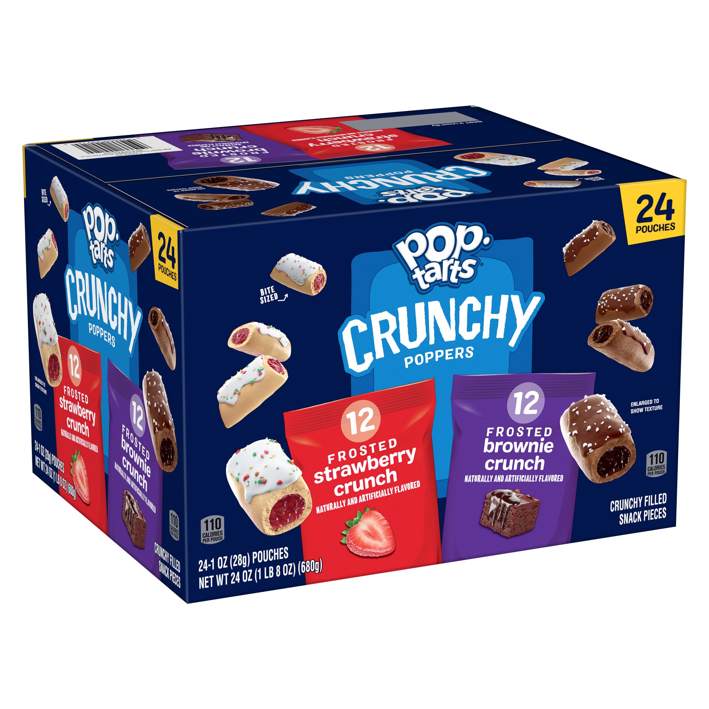 POP TARTS CRUNCHY POPPERS 24 COUNT