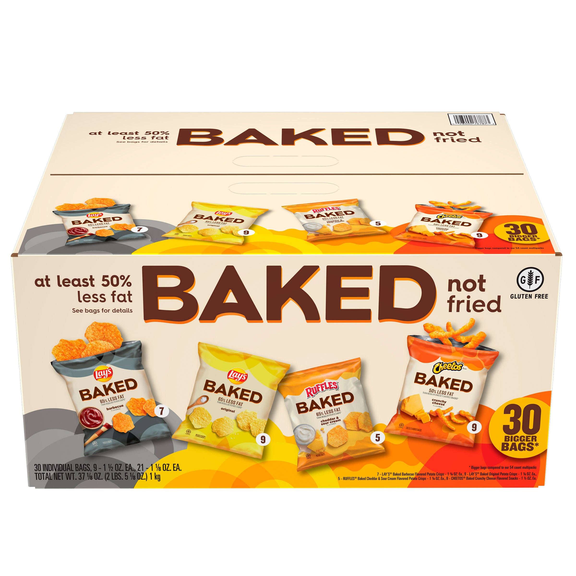 FRITO LAY BAKED VARIETY 30 CT (2.3672LBS) - Image 1