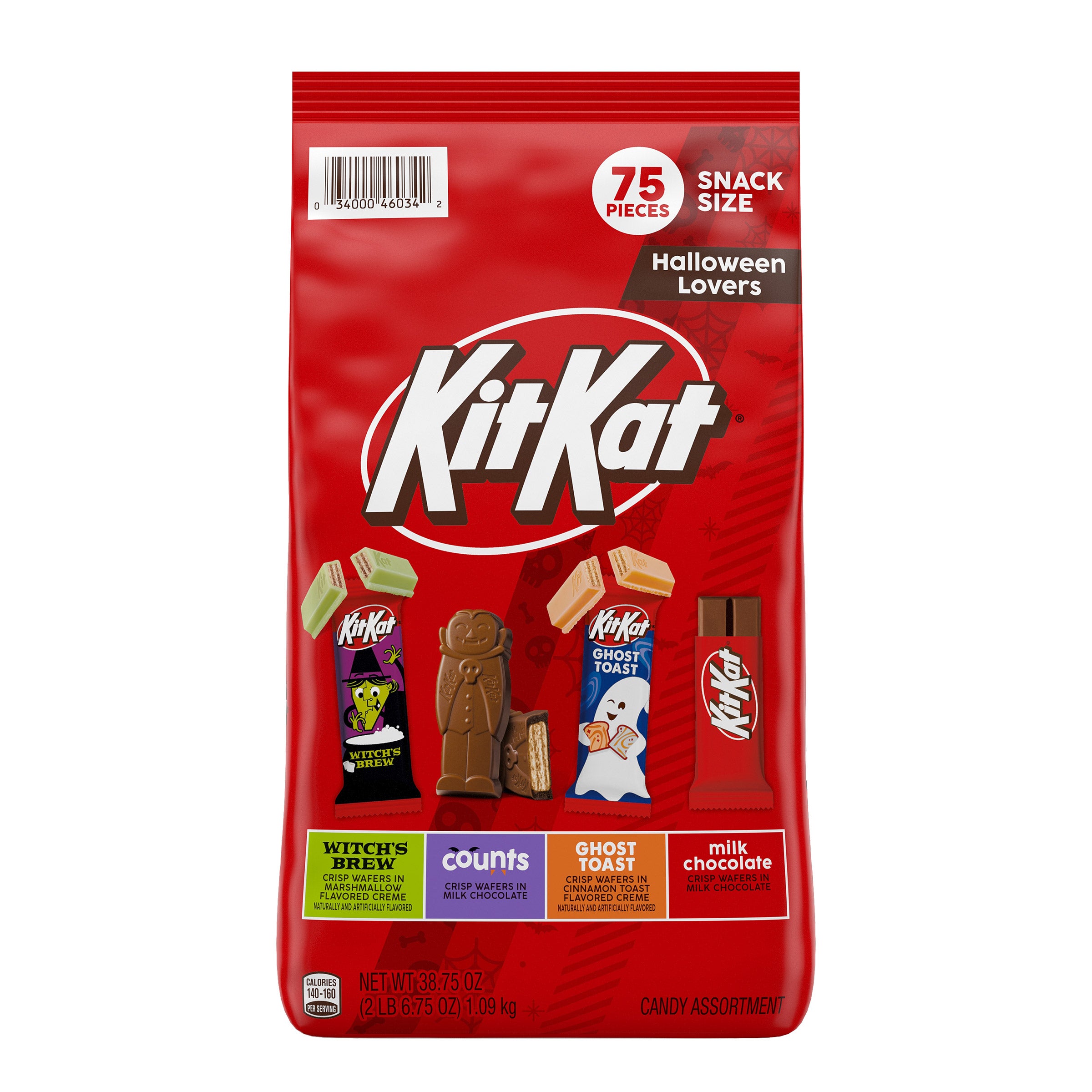 KIT KAT ASSORTMENT HALLOWEEN LOVERS 38.75 OZ